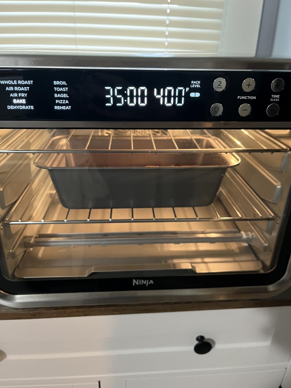 Ninja Double Oven Pro Smart XL Countertop Oven & Air Fryer | 30.2 Qt Capacity | 12-in-1 with Smart Finish & DualZone Tech to Cook 2 Meals at Once | Fits up to 4.5lb Chicken | Cyberspace | DCT801BL customer photo 2