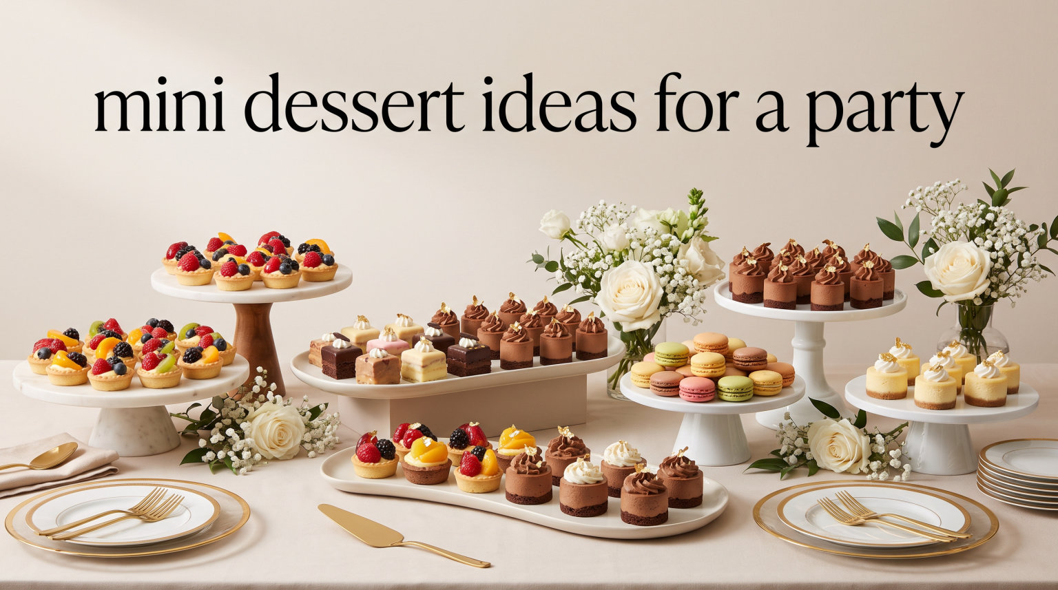 mini dessert ideas for a party