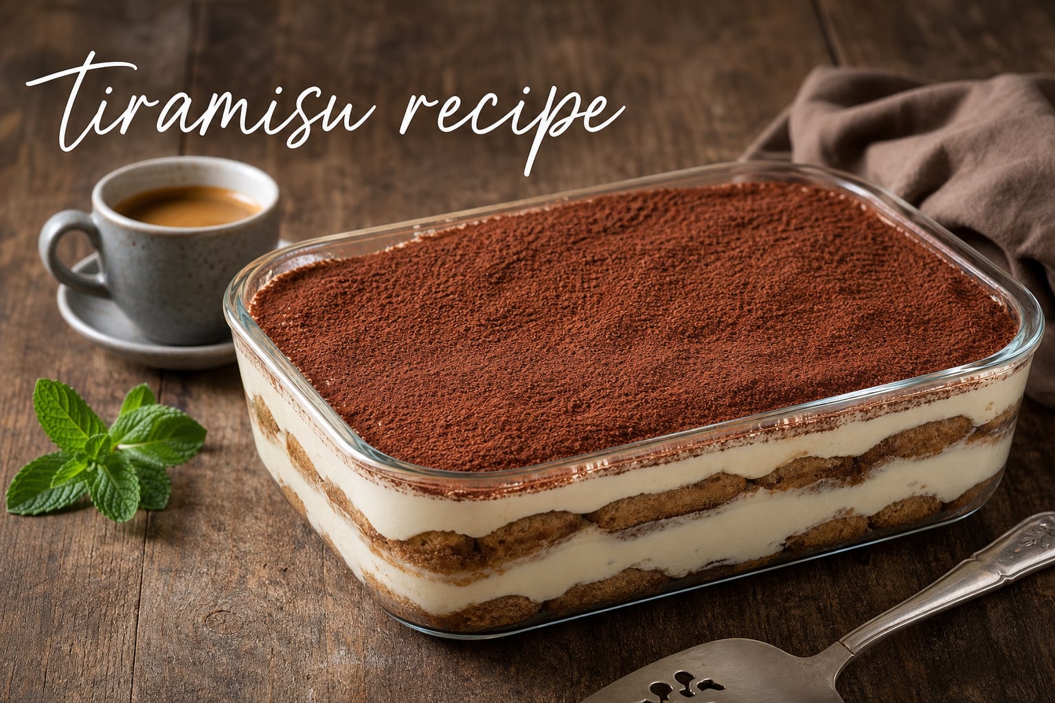 tiramisu recipe