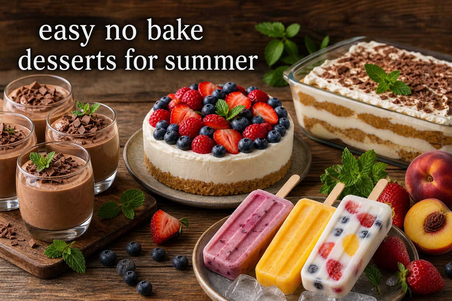 easy no bake desserts for summer