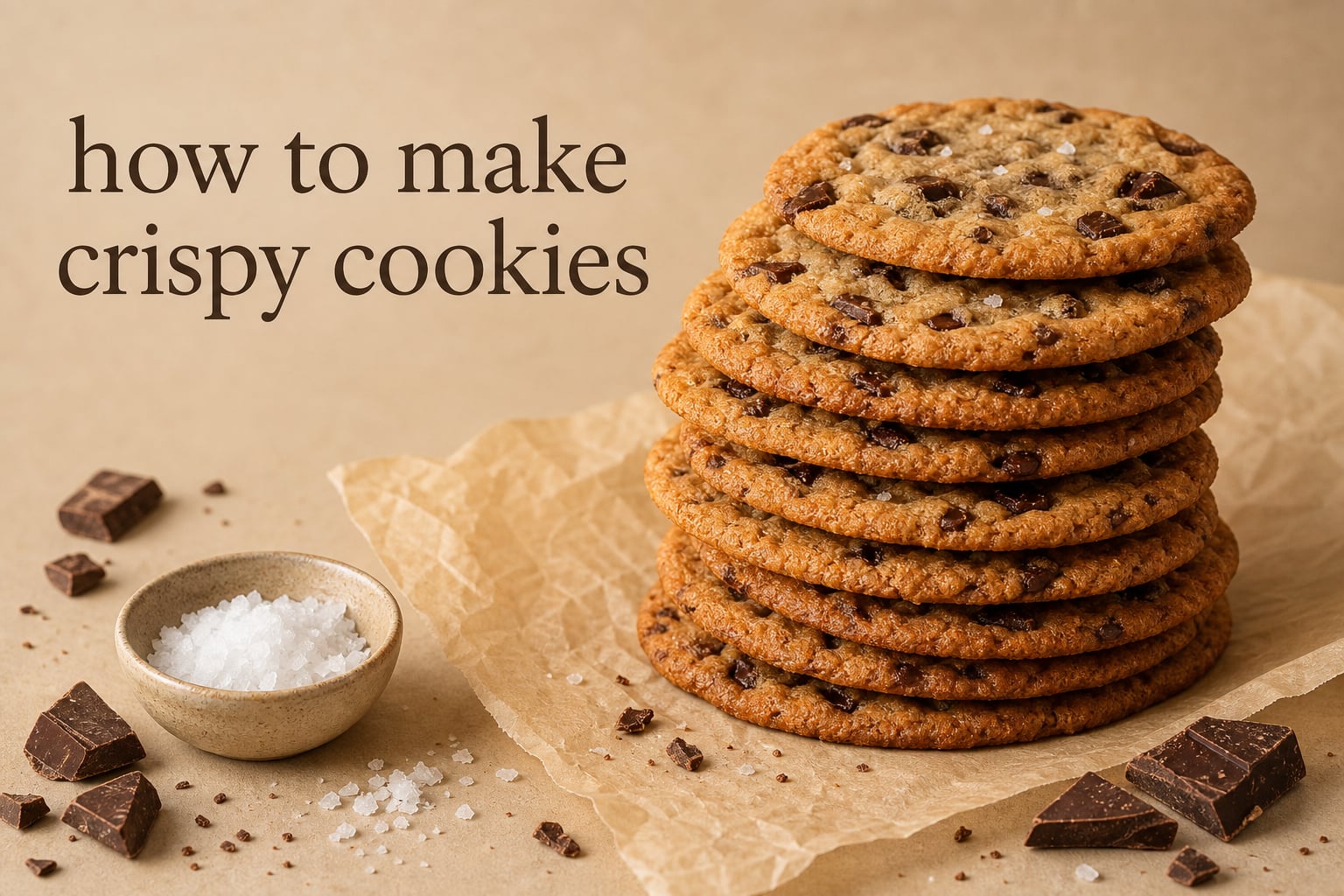 how to make crispy cookies