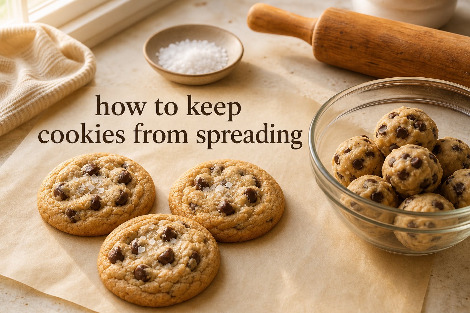 how to keep cookies from spreading