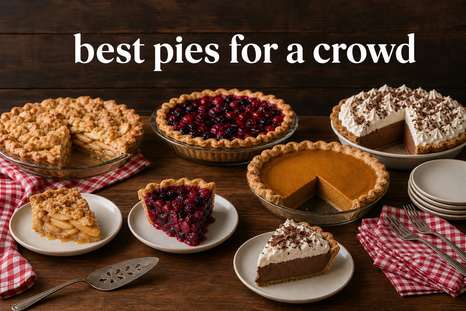 best pies for a crowd