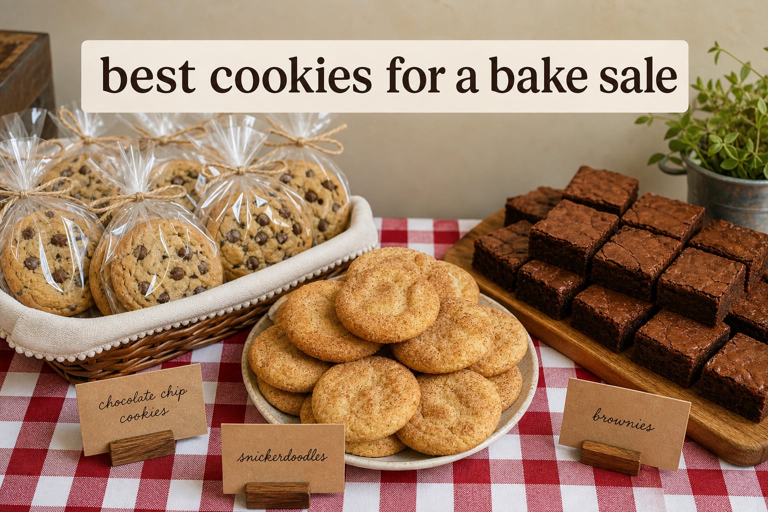 best cookies for a bake sale