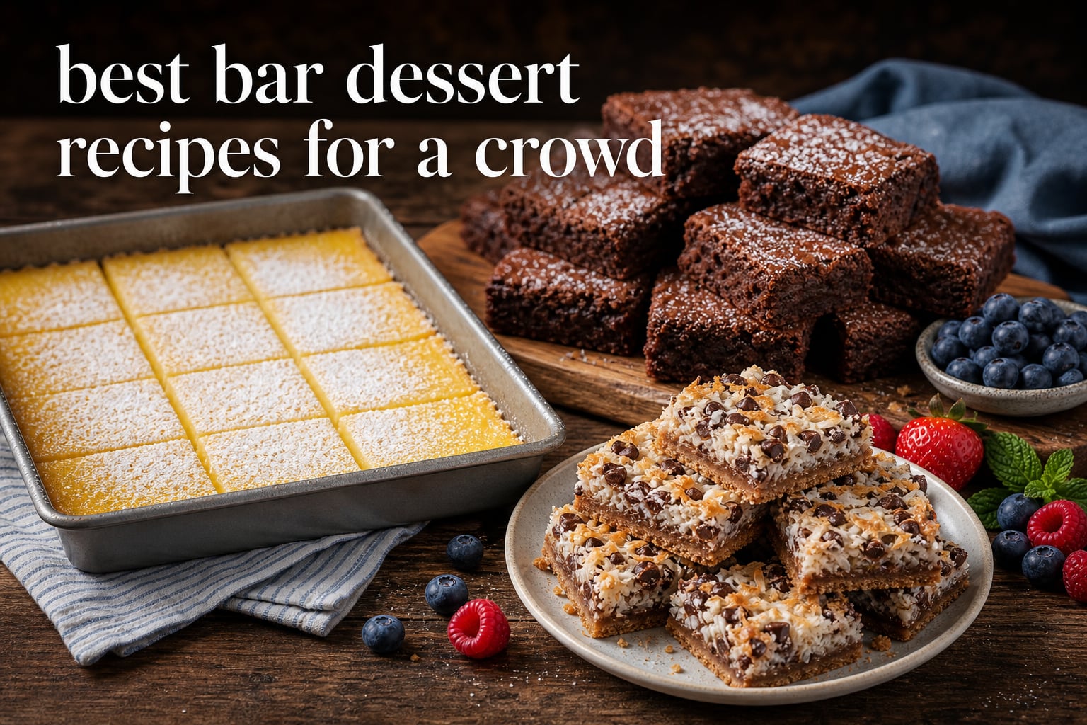 best bar dessert recipes for a crowd