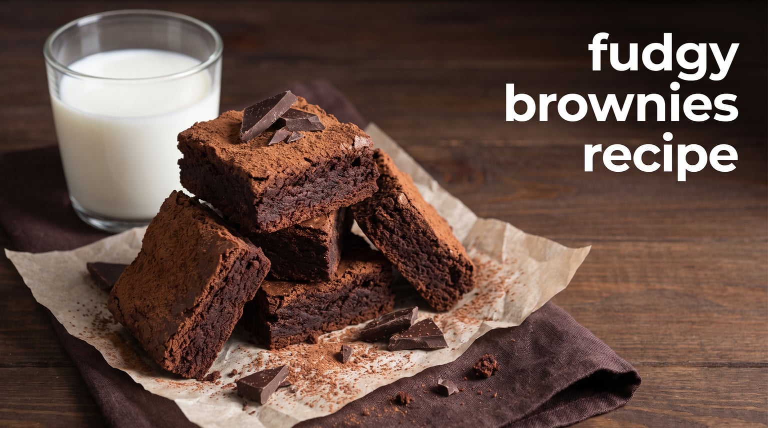 fudgy brownies recipe