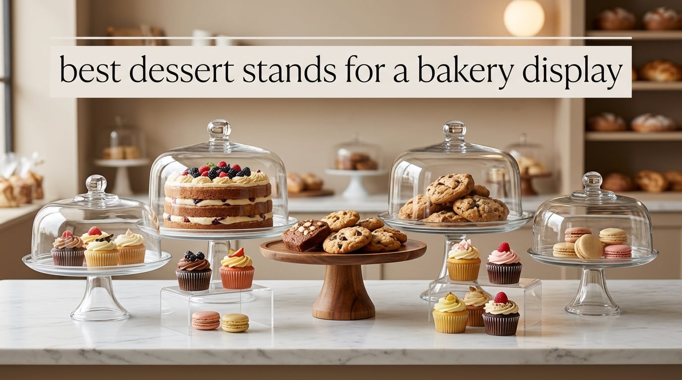 best dessert stands for a bakery display