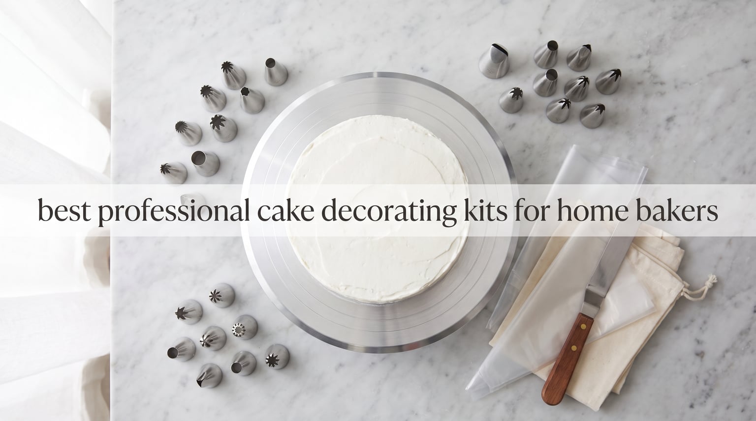 best professional cake decorating kits for home bakers
