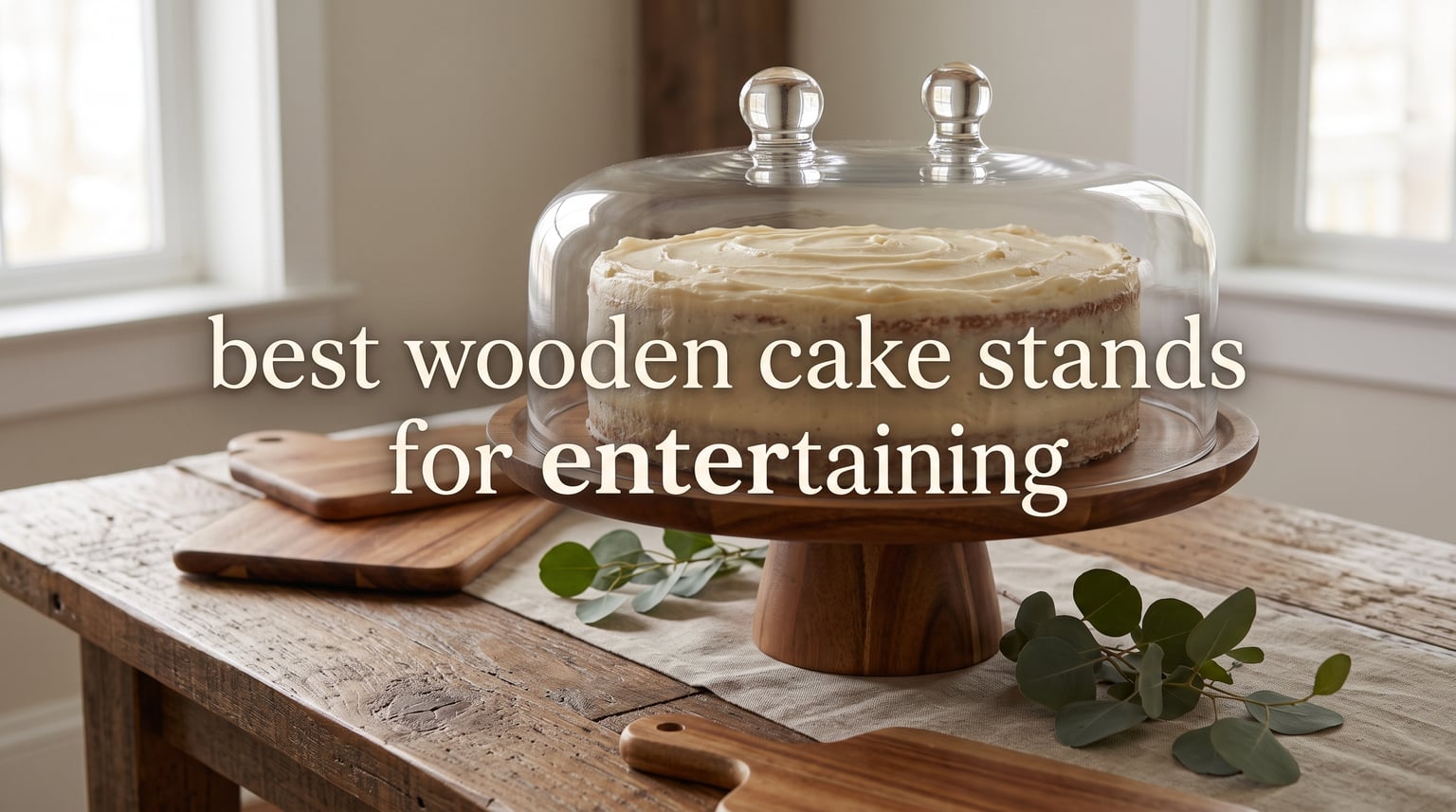 best wooden cake stands for entertaining