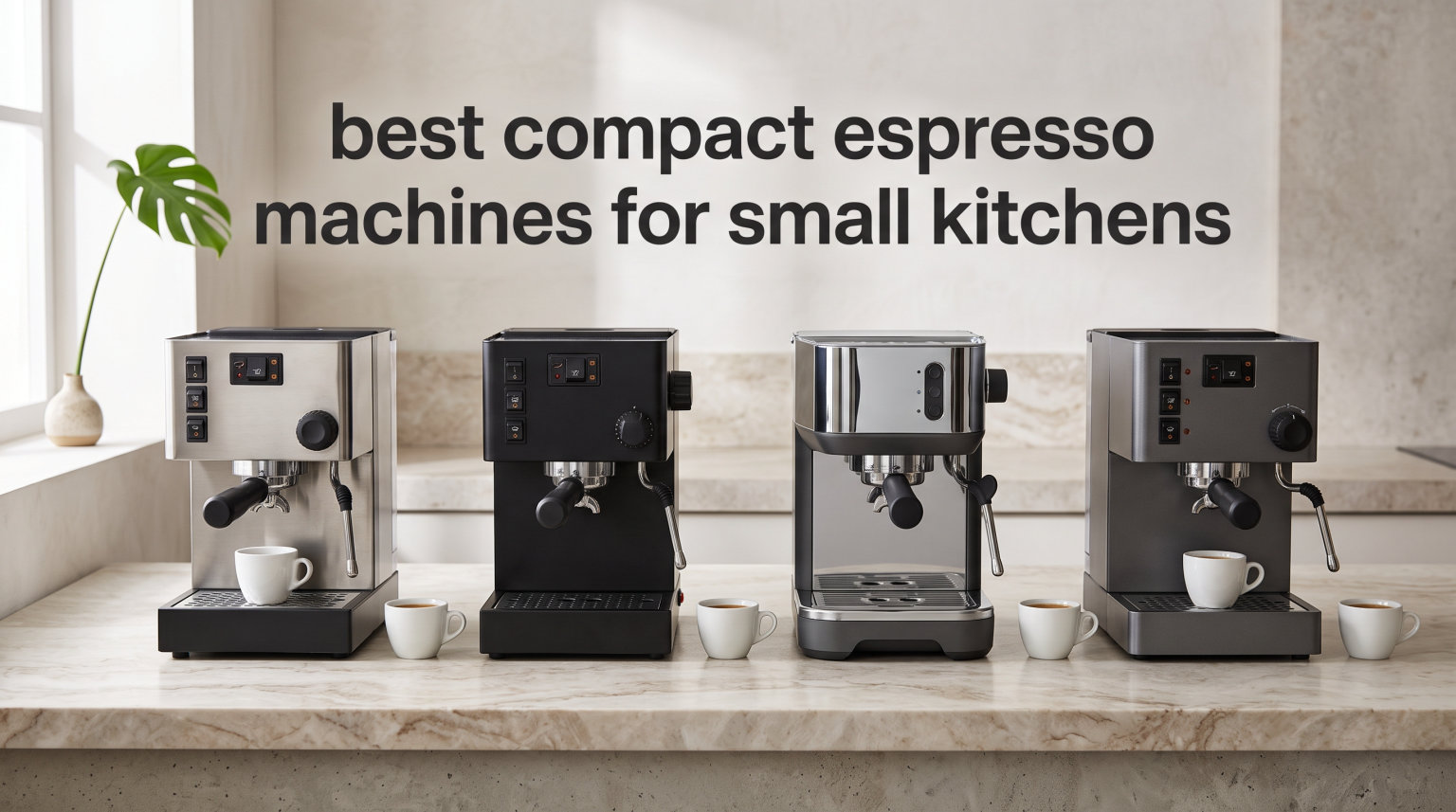 best compact espresso machines for small kitchens