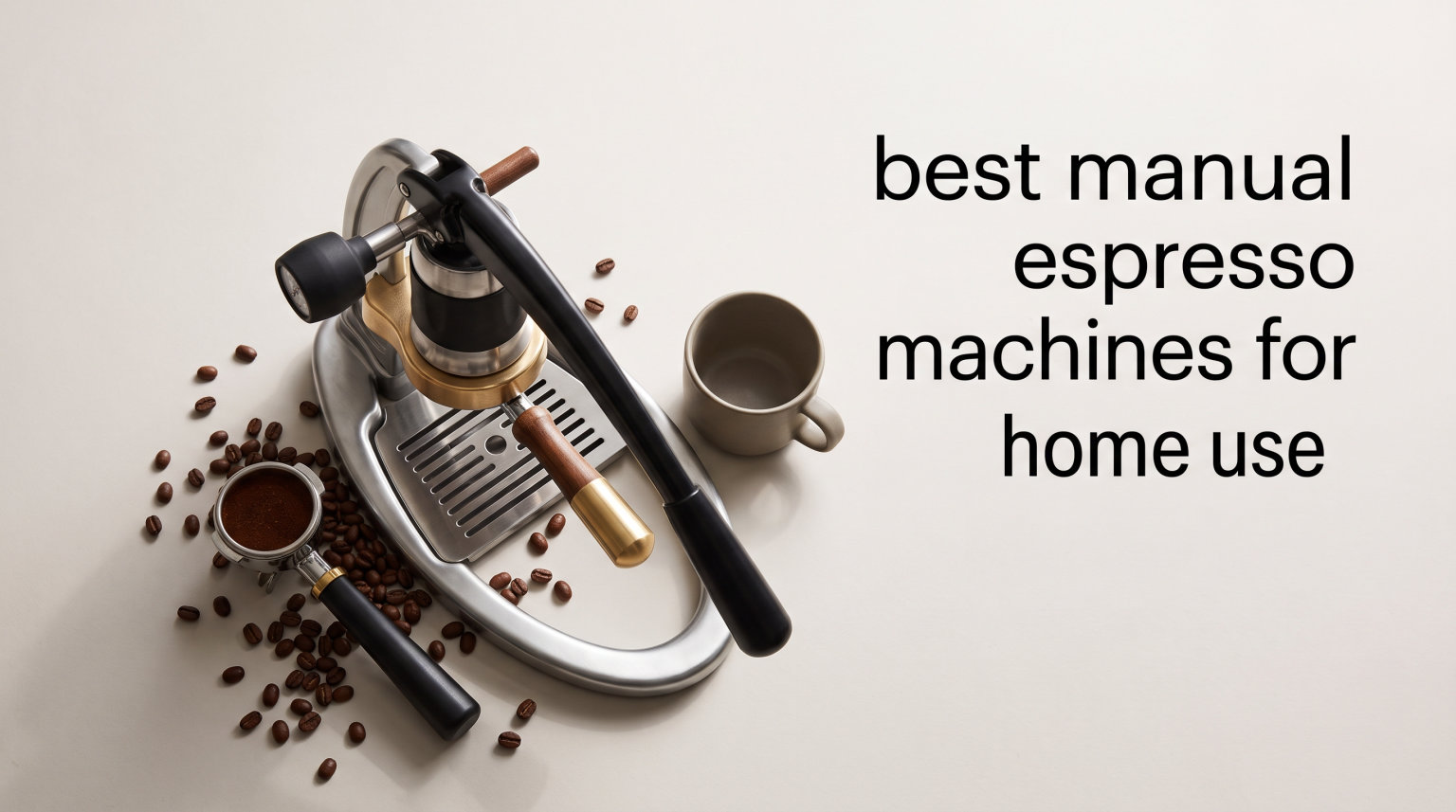 best manual espresso machines for home use