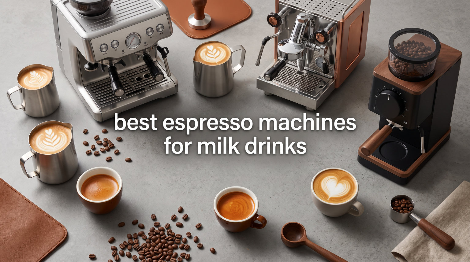 best espresso machines for milk drinks