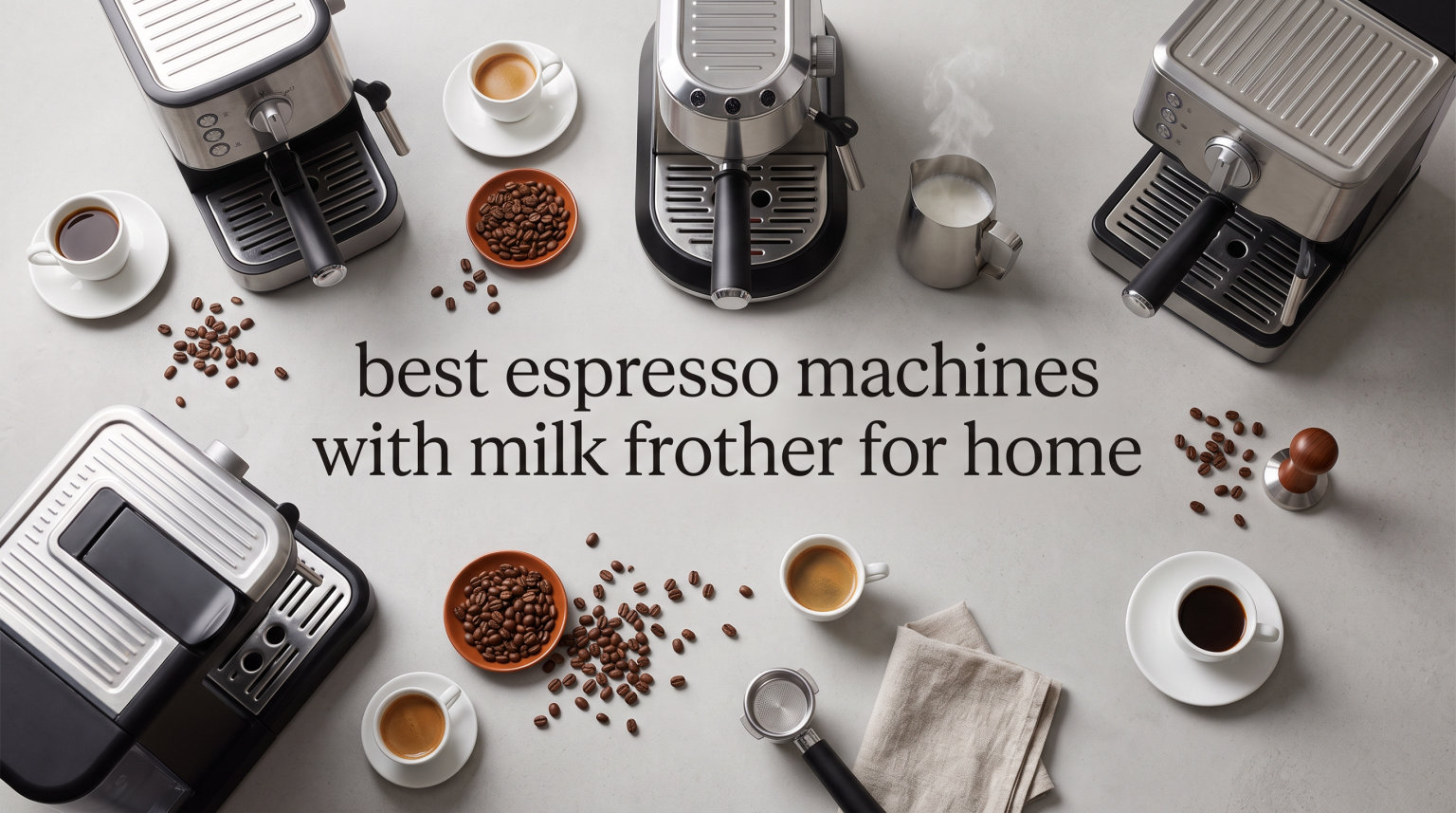 best espresso machines with milk frother for home