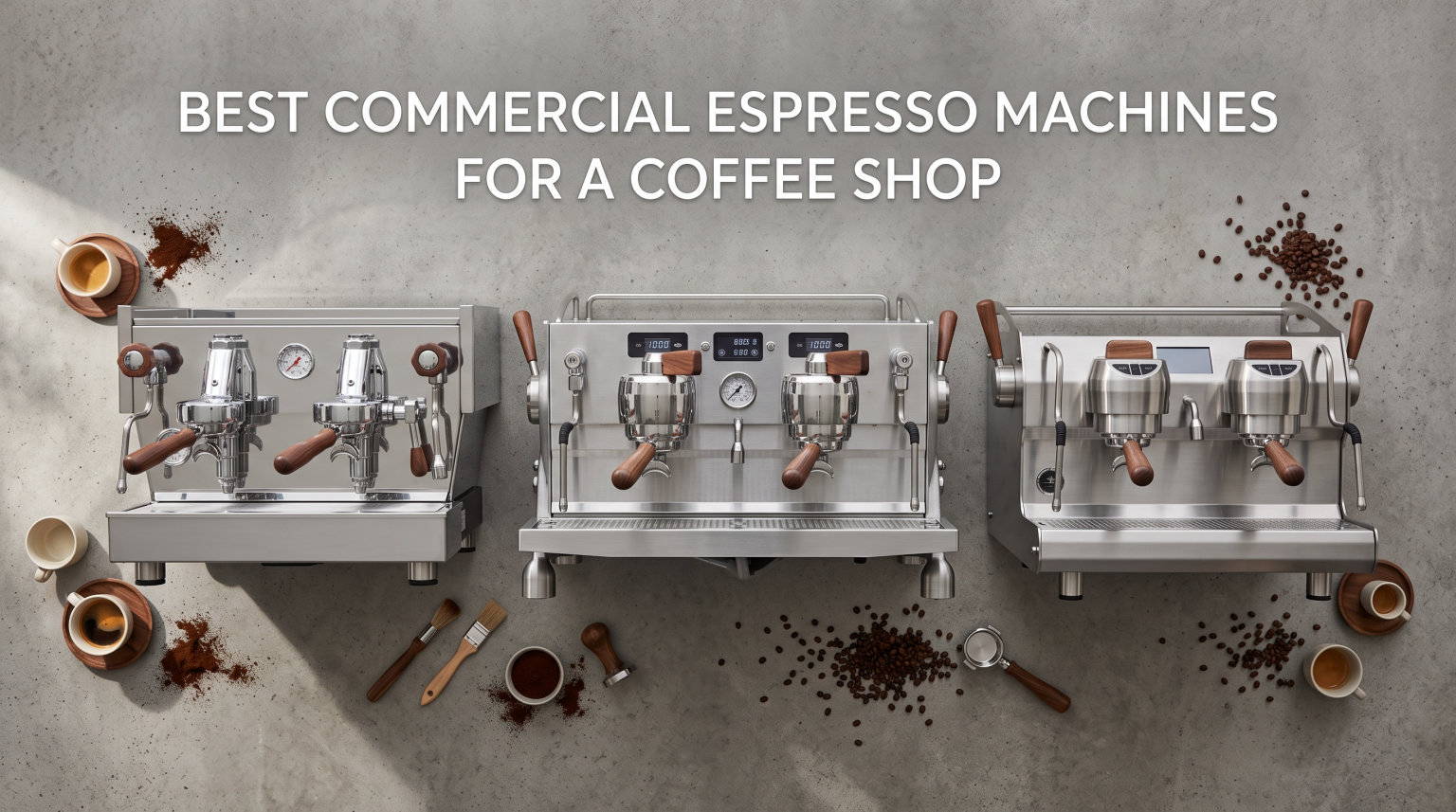 best commercial espresso machines for a coffee shop