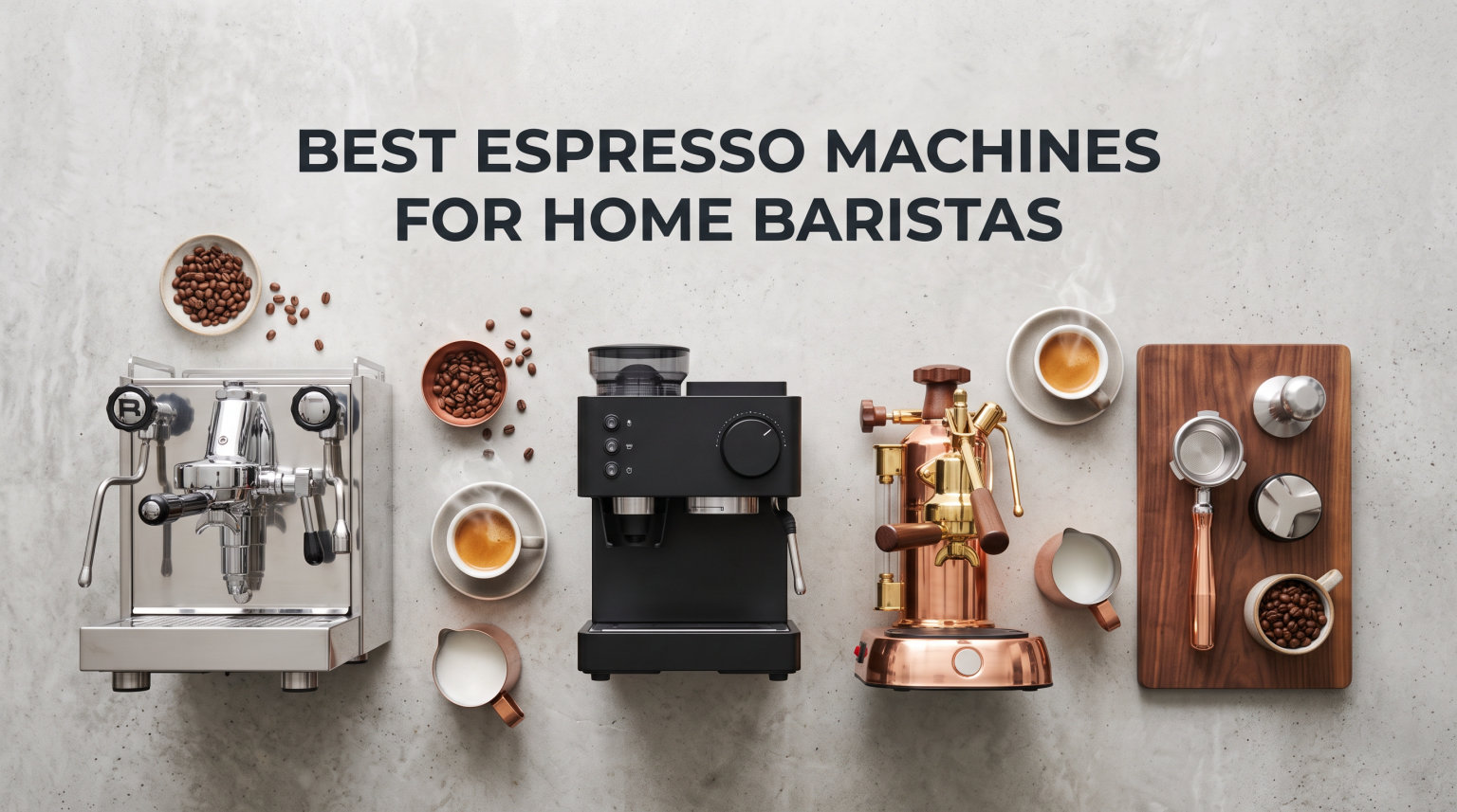 best espresso machines for home baristas