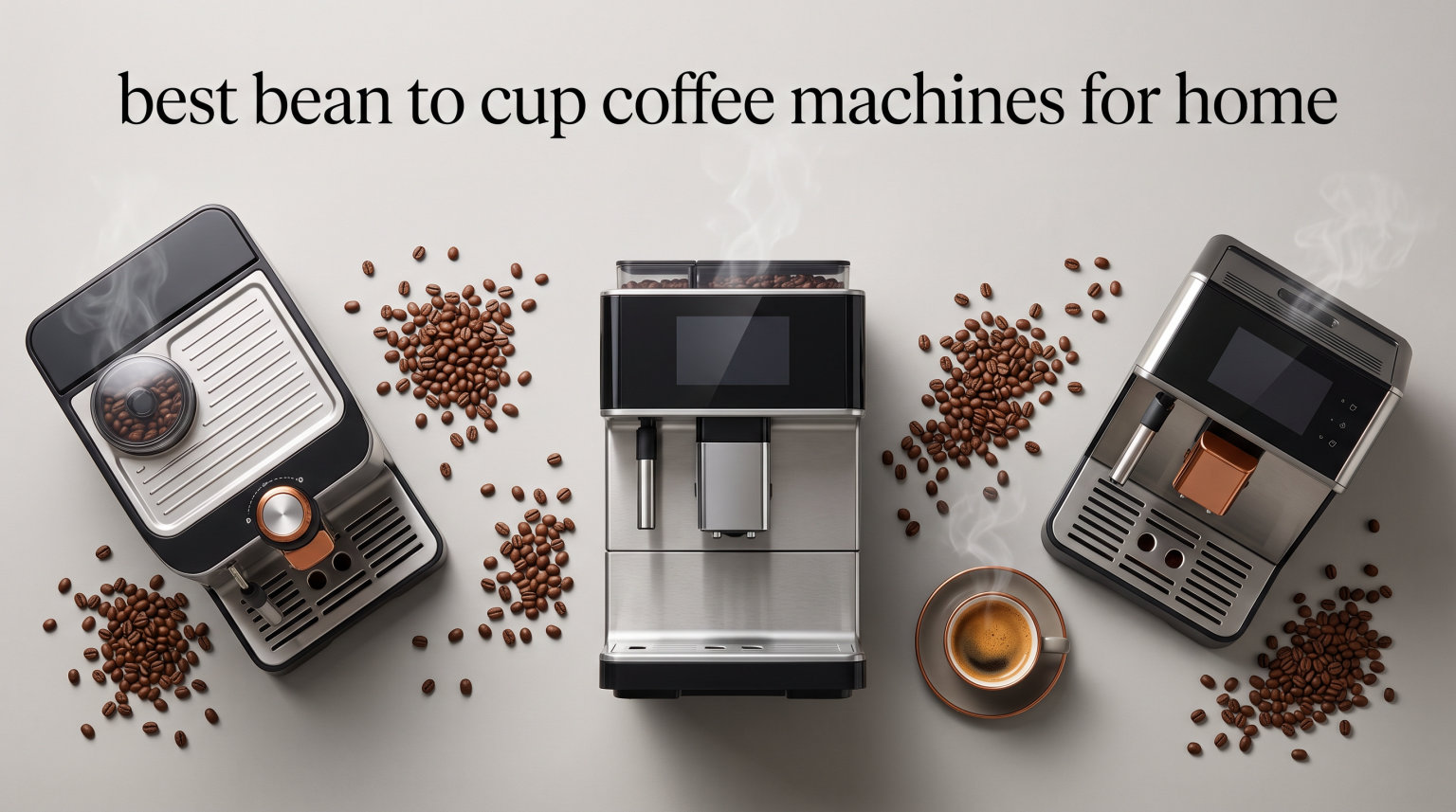 best bean to cup coffee machines for home