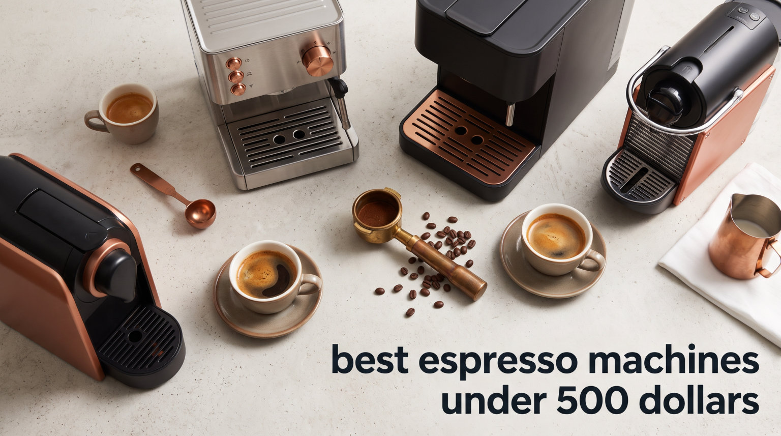 best espresso machines under 500 dollars
