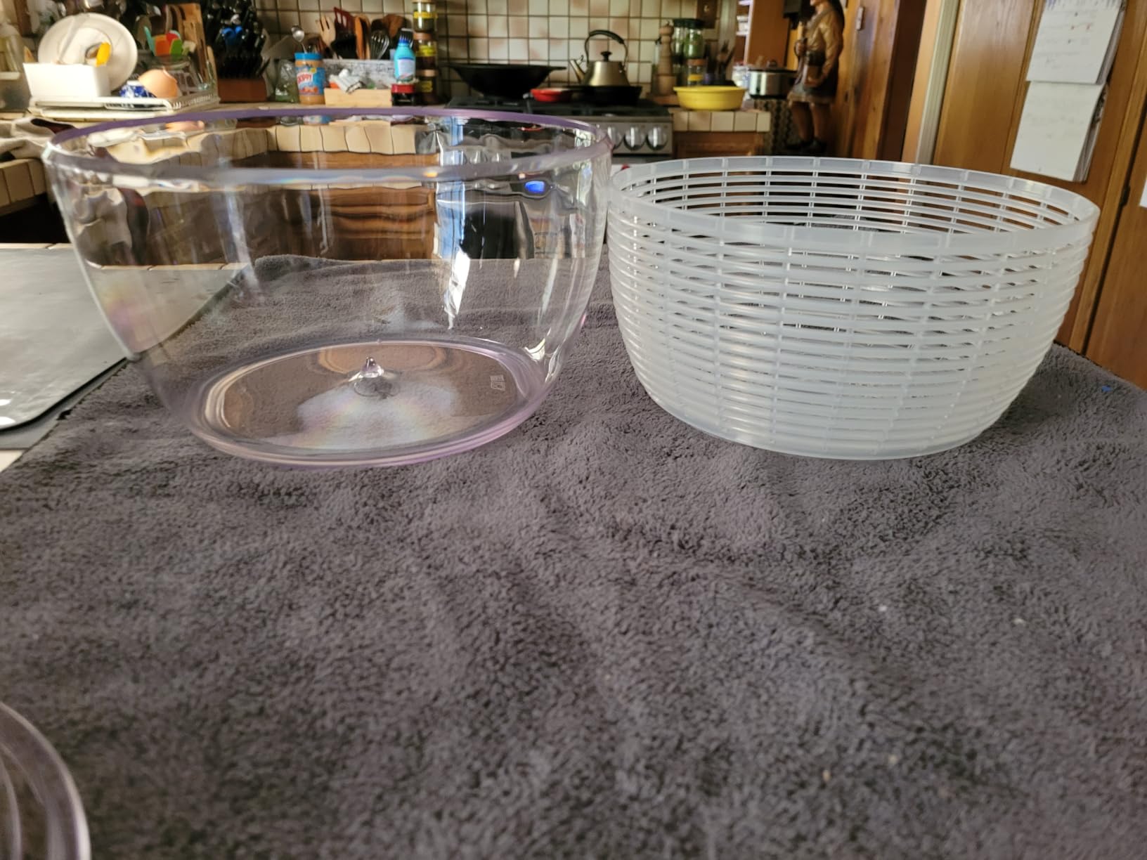 OXO Good Grips Salad Spinner, 6.22 Quart Capacity customer photo 1