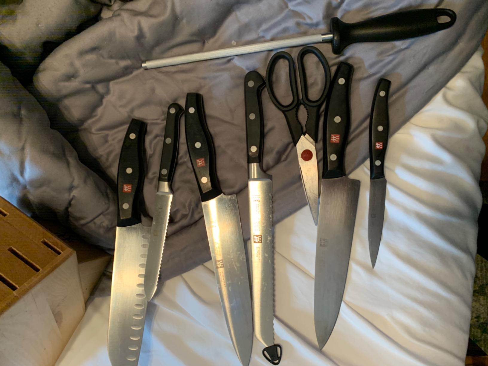 ZWILLING Professional S 18-Piece Razor-Sharp German Block Knife Set, Made in Company-Owned German Factory with Special Formula Steel perfected for almost 300 Years, Dishwasher Safe customer photo 2