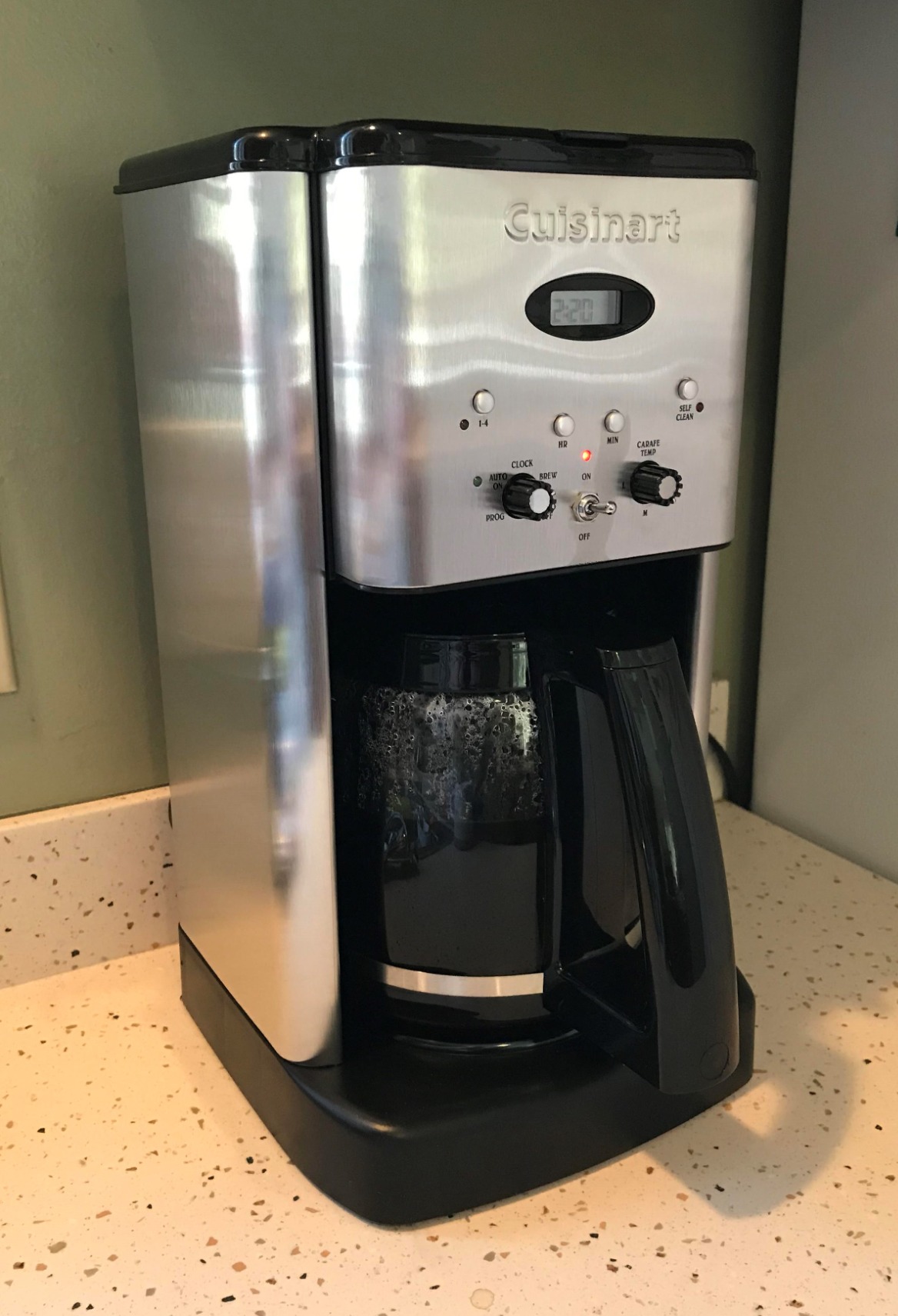 Cuisinart DCC-1200P1 Brew Central 12-Cup Programmable Coffeemaker, Coffee Maker, Carafe, Brushed Chrome customer photo 1