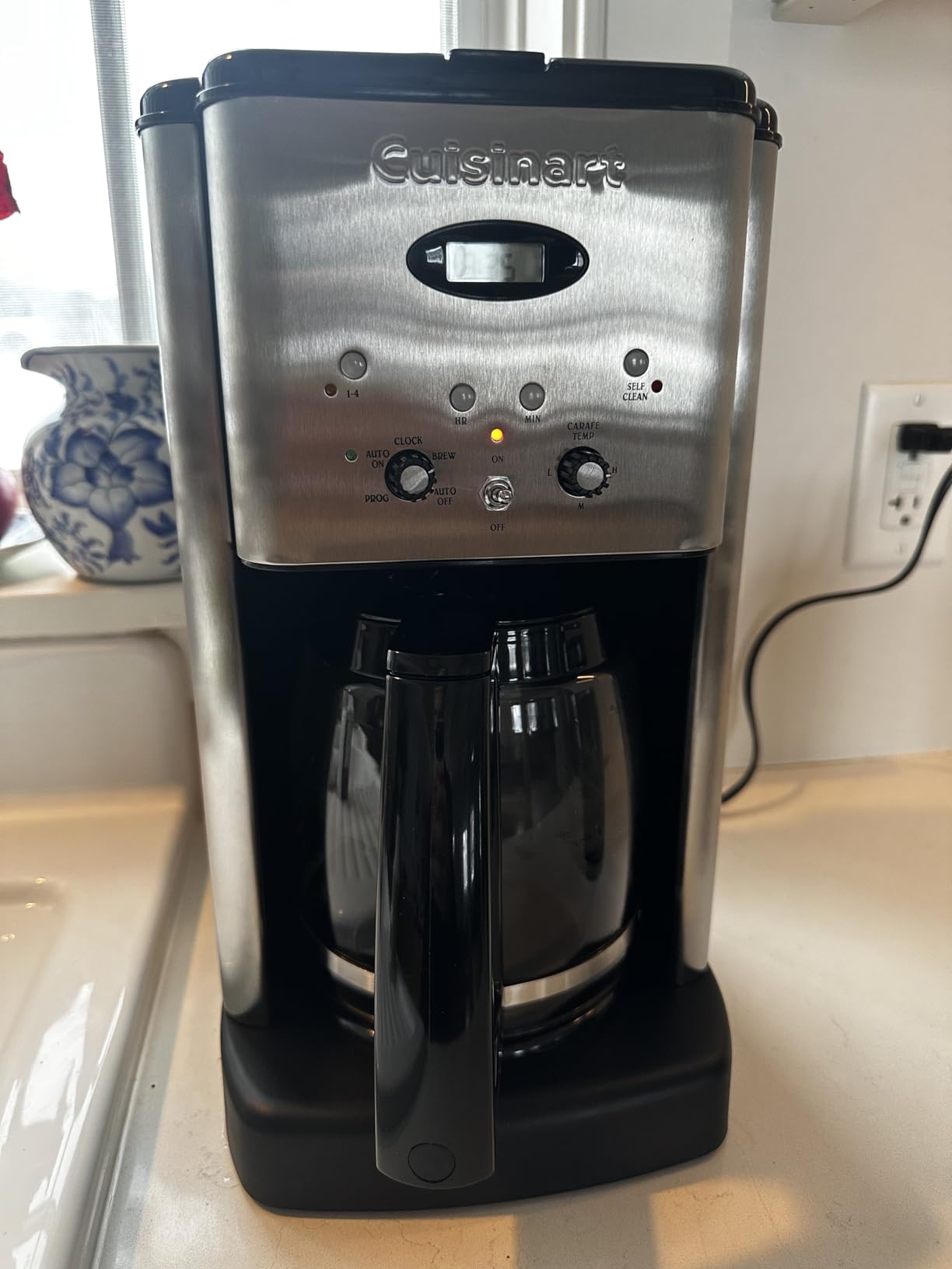 Cuisinart DCC-1200P1 Brew Central 12-Cup Programmable Coffeemaker, Coffee Maker, Carafe, Brushed Chrome customer photo 2