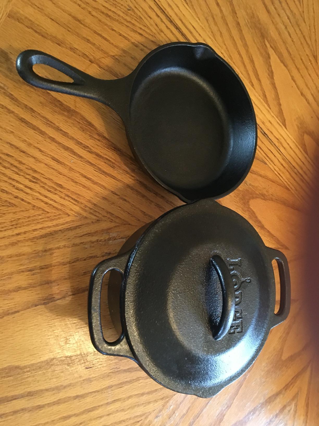 Lodge Cast Iron Dutch Oven with Loop Handle, Oven-Safe, 2 Quart customer photo 2