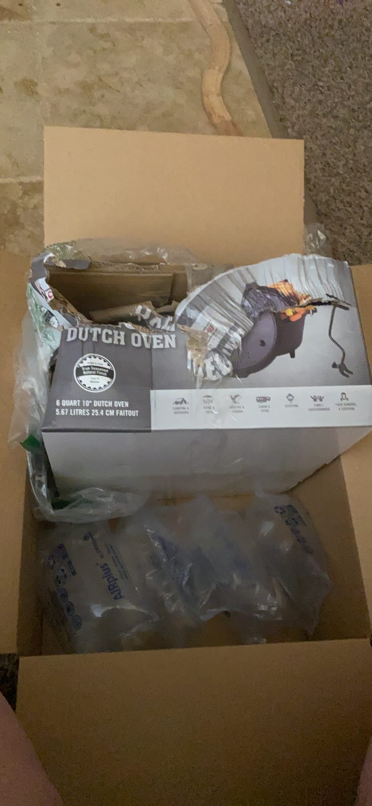 Camp Chef DO10-6 Quart Dutch Oven Pre-Seasoned Cast Iron with Lift Tool and Lid customer photo 1