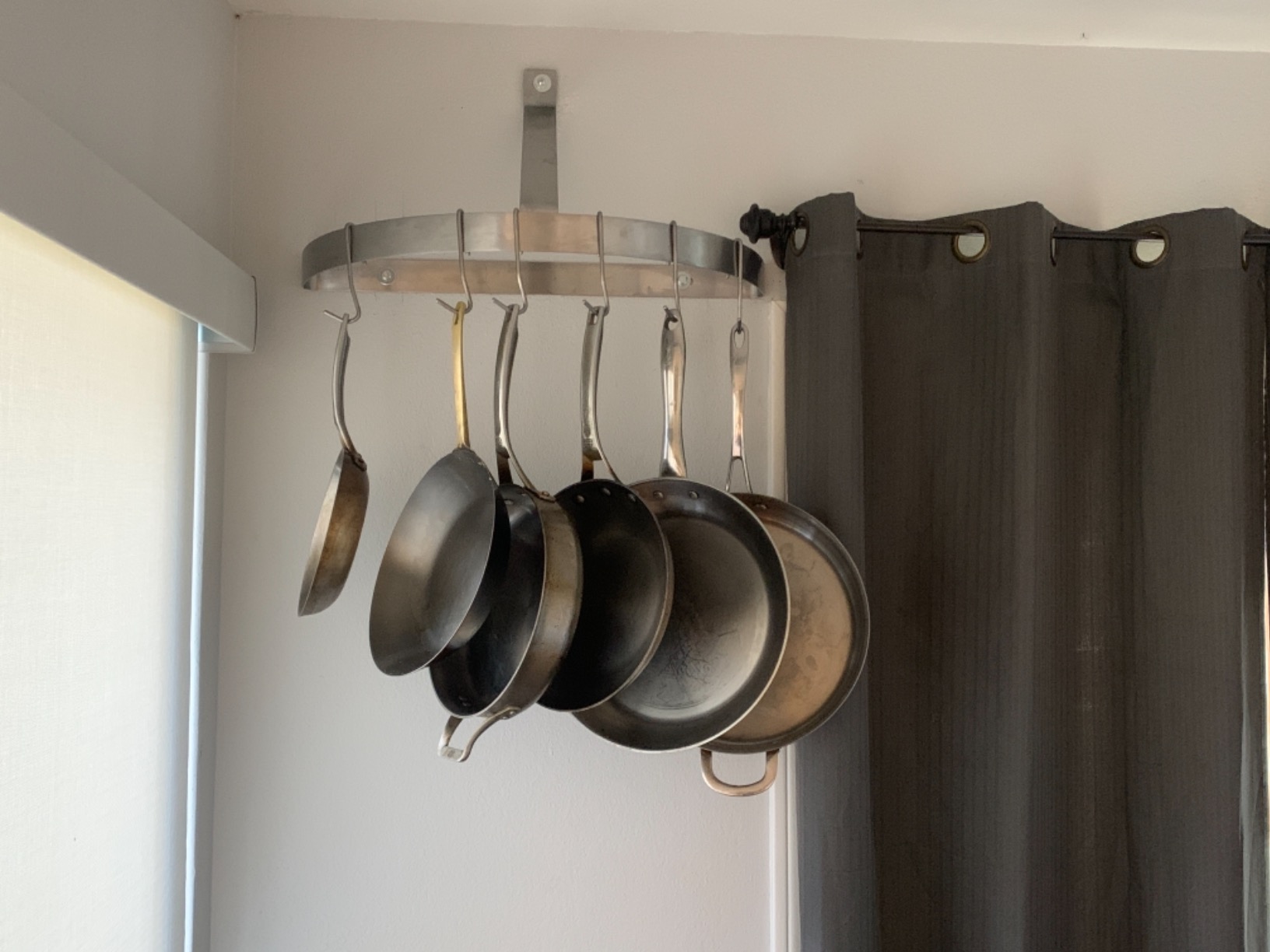 Cuisinart Chef's Classic Half-Circle Wall-Mount Pot Rack, Brushed Stainless customer photo 1