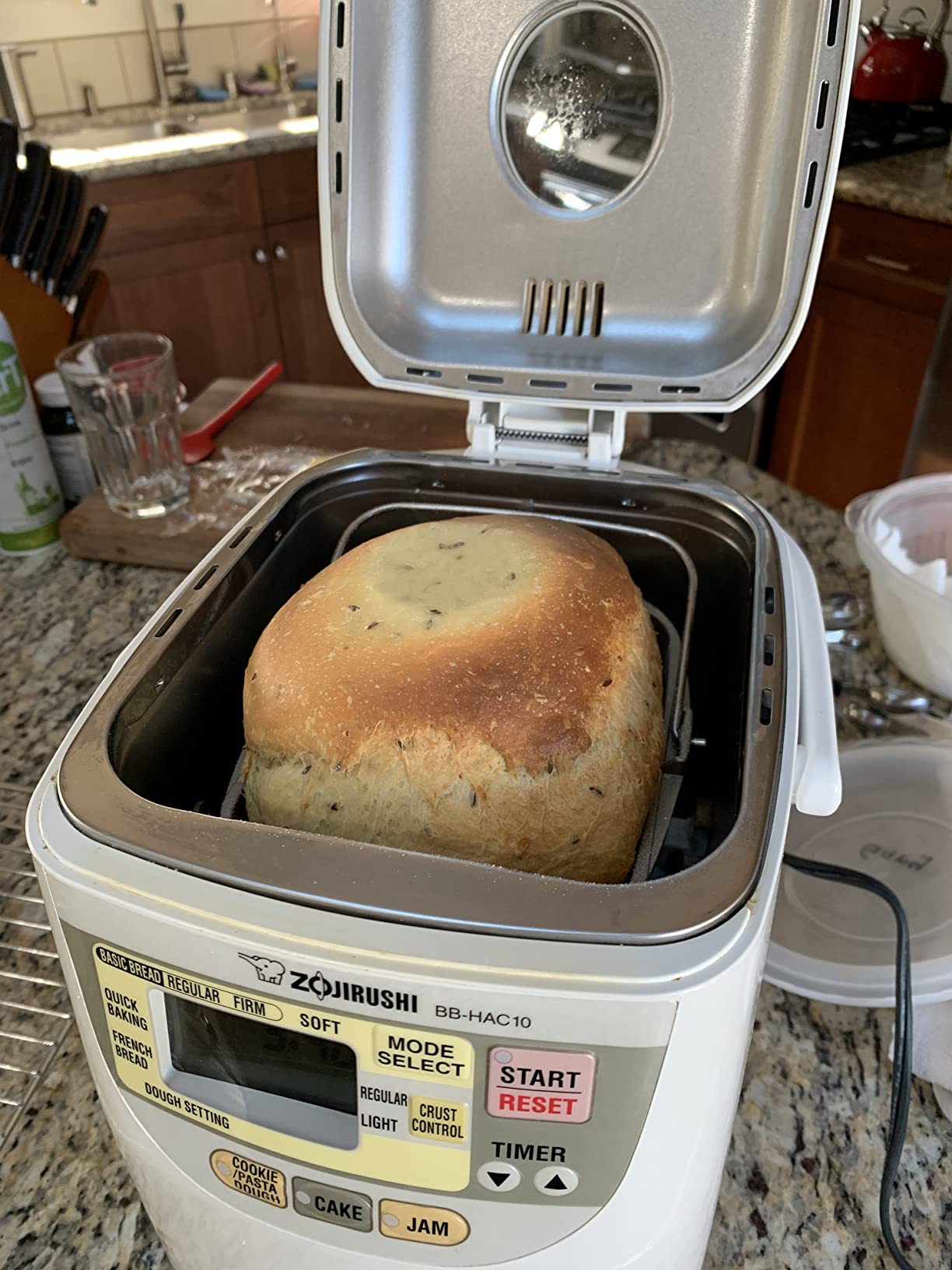 Zojirushi Bb HAC10 Home Bakery Mini Breadmaker, 1 Lb (White) | Bakes 1-Lb Loaves, 13-Hour Delay Timer, Quick-Bake under 2 Hrs, Dough and Jam and Cake Settings, Nonstick Pan and Kneader customer photo 1
