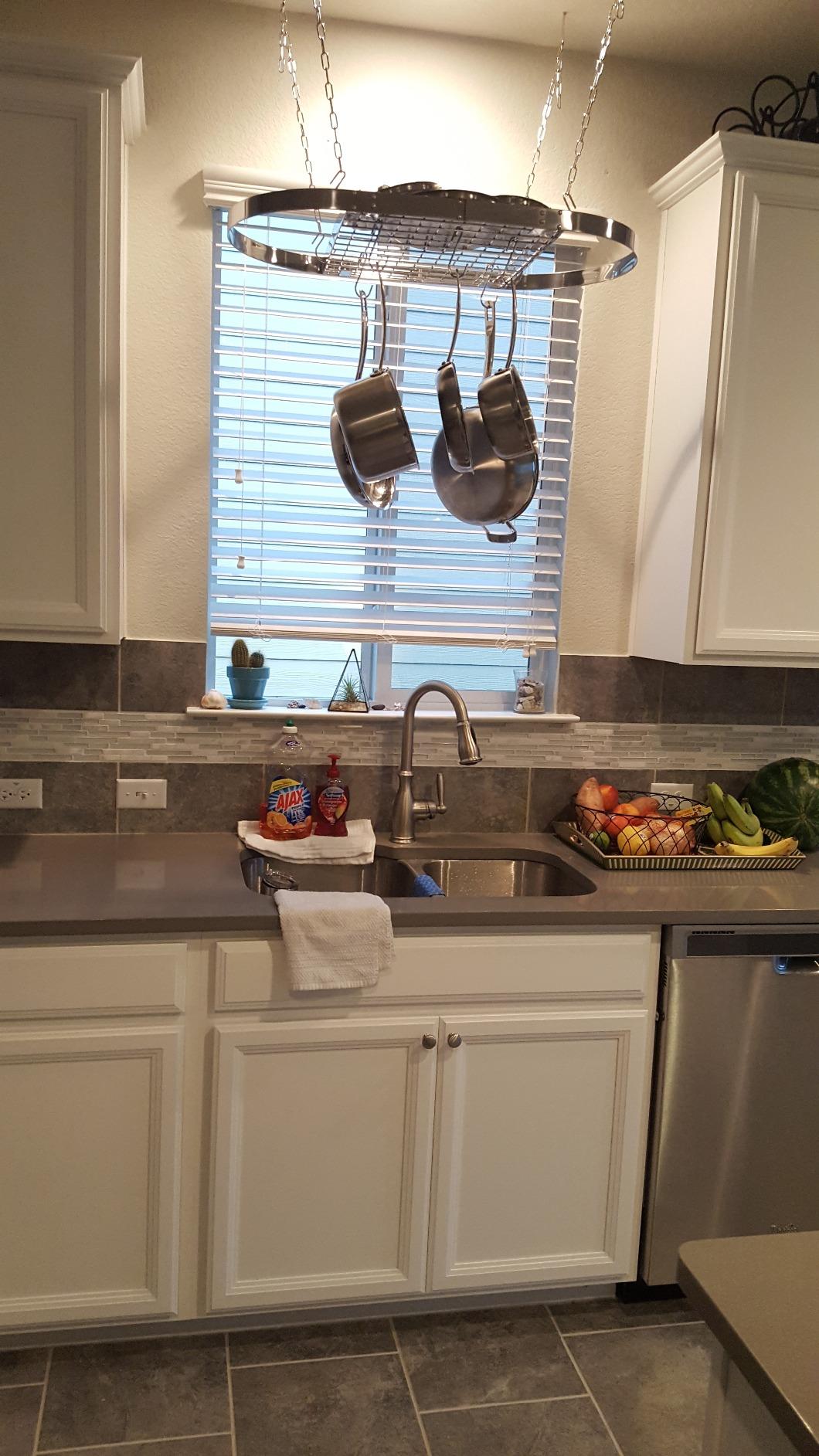 Range Kleen CW6001 Stainless Steel Hanging Oval Pot Rack 1.5 Inch H by 33 Inch W by 17 Inch D customer photo 2