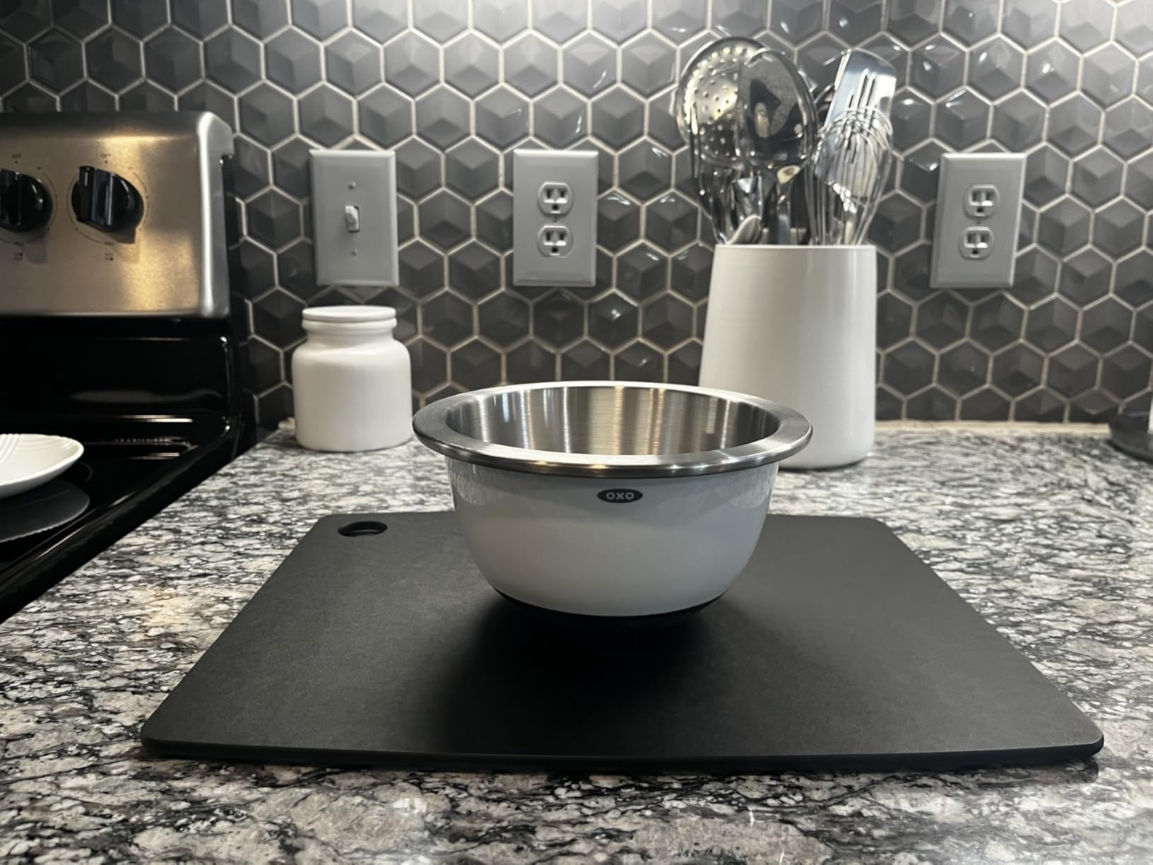 OXO Good Grips Mixing Bowl Set - 3-Piece, Stainless Steel | Nesting Bowls For Baking And Cooking, Non-Slip Base customer photo 1
