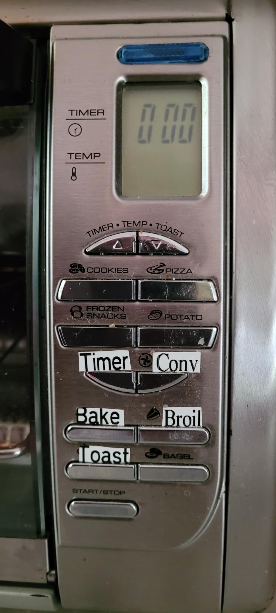 Black+Decker Countertop Convection Toaster Oven, 8 One-touch Cooking Functions, Stainless Steel customer photo 1