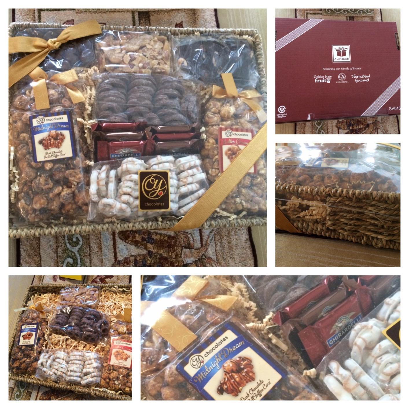 A Gift Inside Chocolate Gift Basket - Sweet Treats Gift Tray, Chocolates Gift Basket for Mom, Dad, Family & Friends customer photo 1