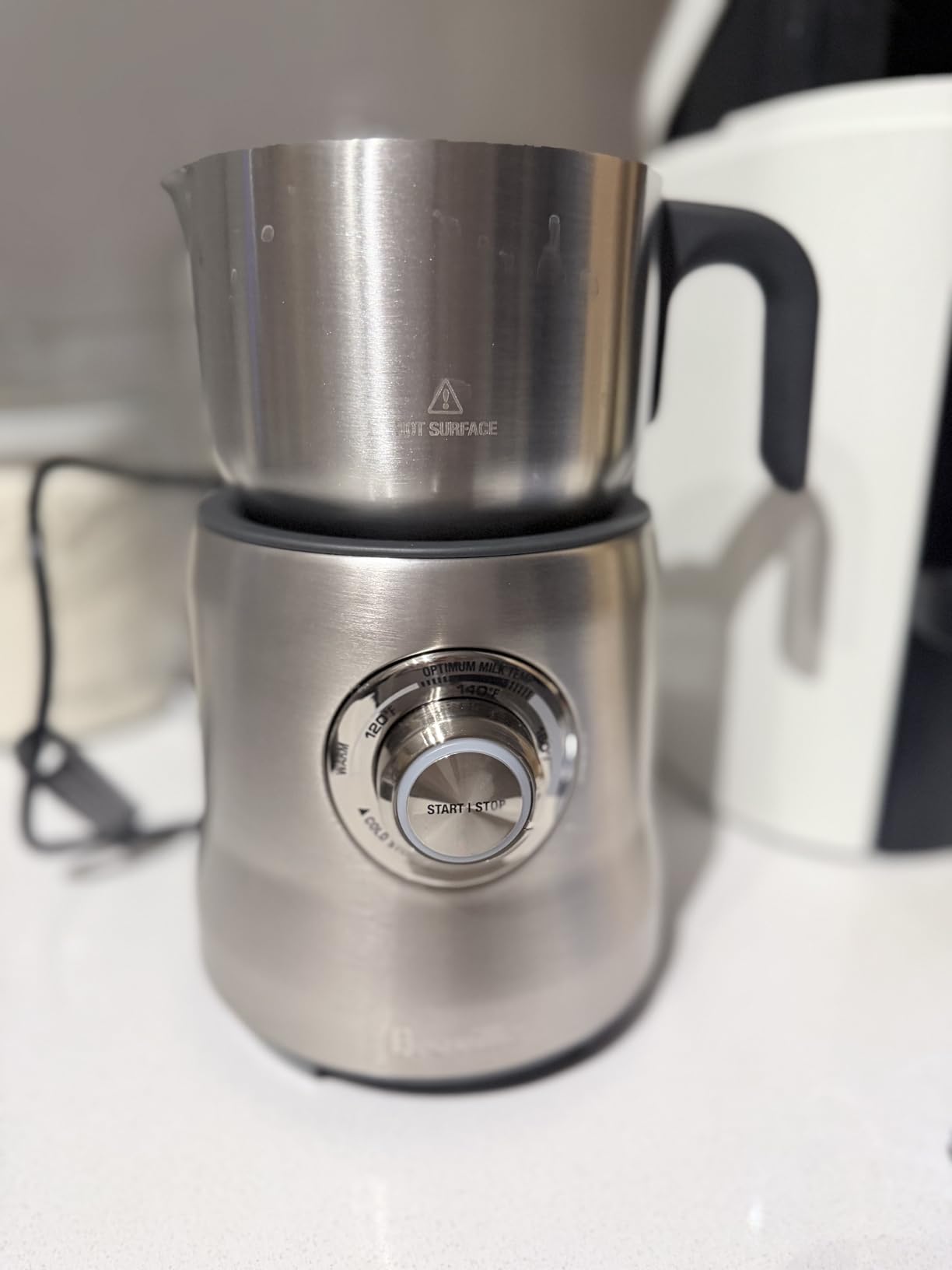 Breville BMF600XL Milk Cafe Frother, Brushed Stainless Steel customer photo 1