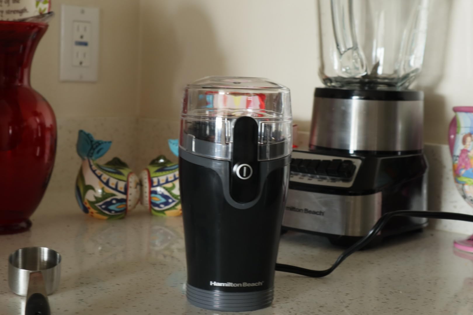Hamilton Beach Fresh Grind Electric Coffee Grinder For Up To 12 Cups | Grinds Coffee Beans, Spices & More | Stainless Steel Blades | Easy-Clean Removable Chamber | Black | 80335RG customer photo 2