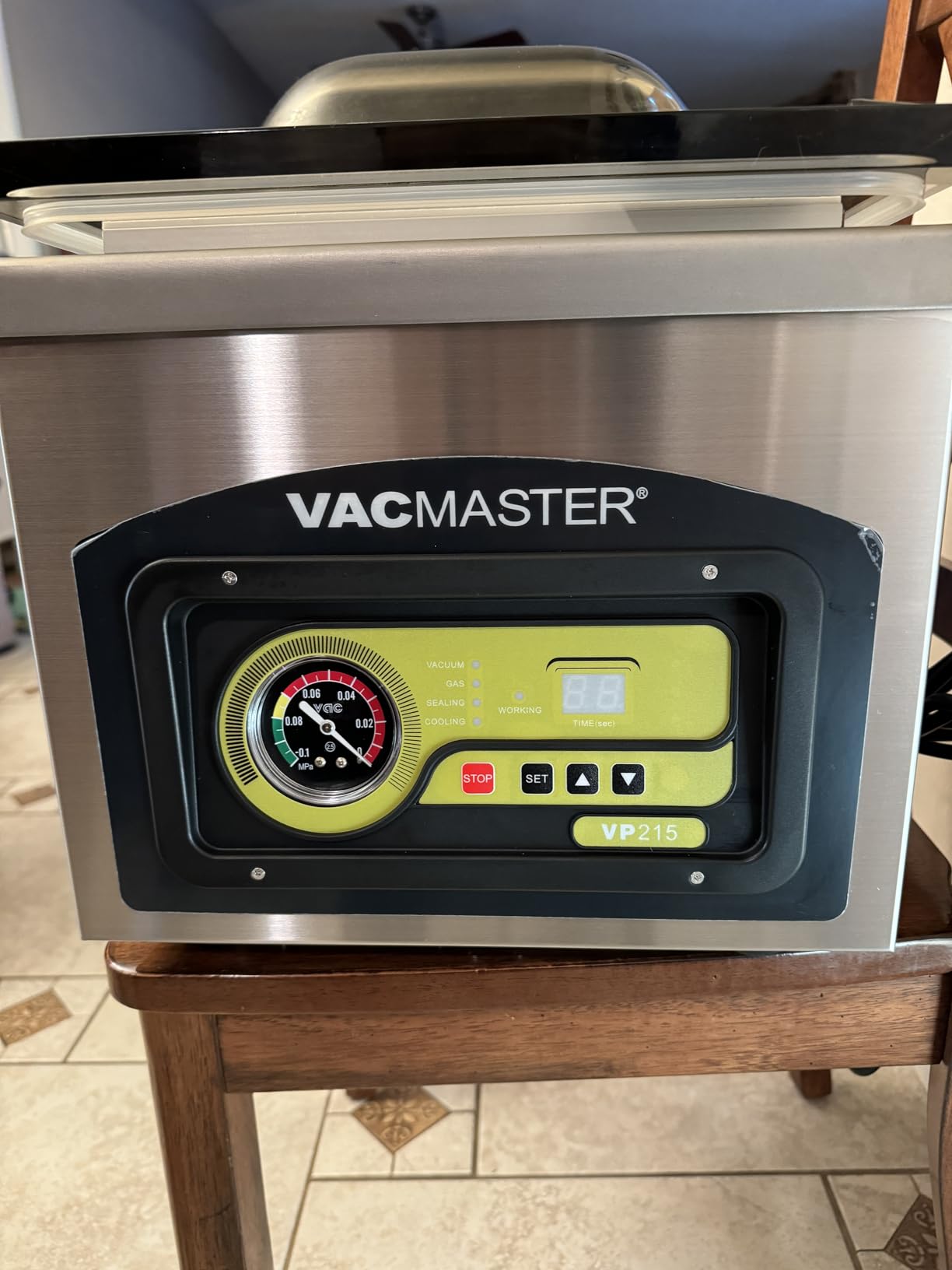 VacMaster VP215 Chamber Vacuum Sealer - Commercial Vacuum Sealer Machine for Food with Oil Pump, 10.25