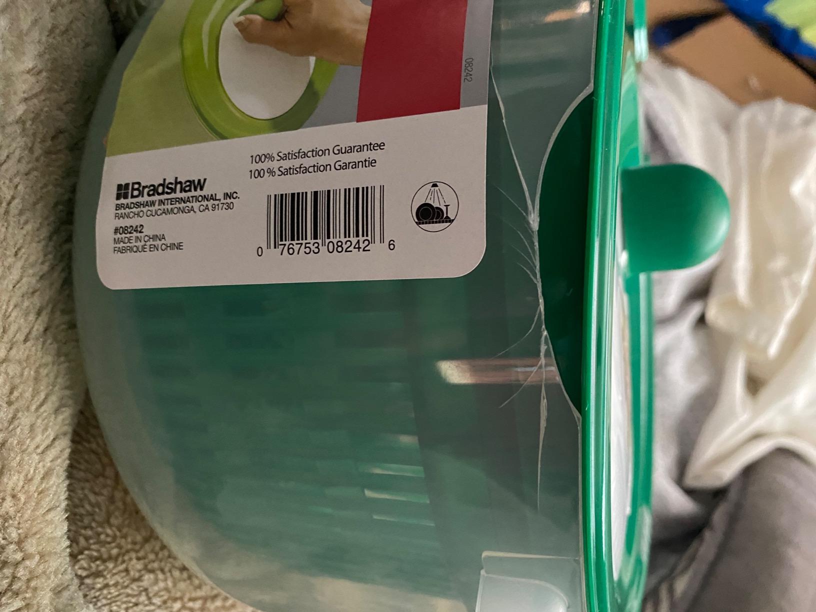 GoodCook Deluxe Salad Spinner - 6 Qt. Capacity, Easy Turn Knob, Built-In Pour Spout, Multi-Use Basket, Durable and Dishwasher-Safe, Large Capacity, Green customer photo 1