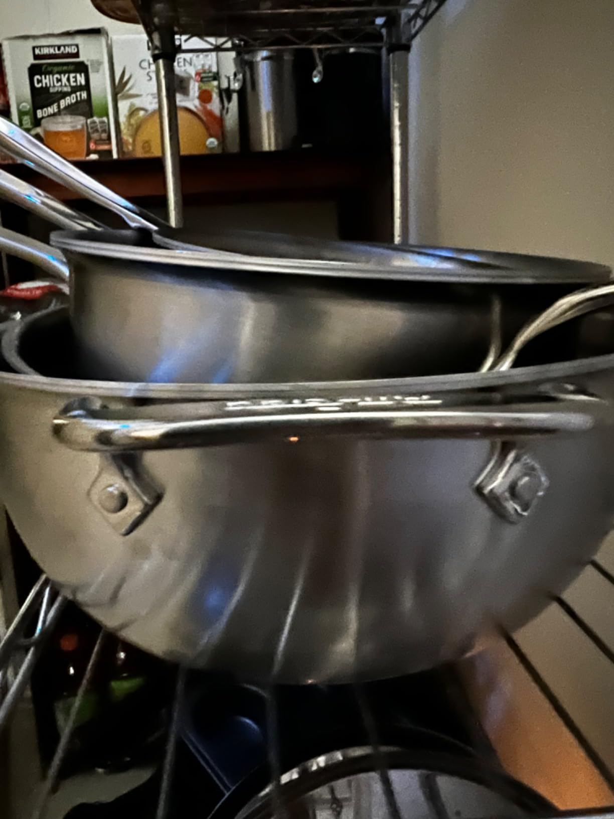 All-Clad D5 Stainless Steel Core 5 Piece Cookware Set- Made in USA- The Upgrade for Supremely Even Heat- Includes Frying Pans, Saucepan, Sautépan -Oven Safe & Induction Compatible customer photo 2