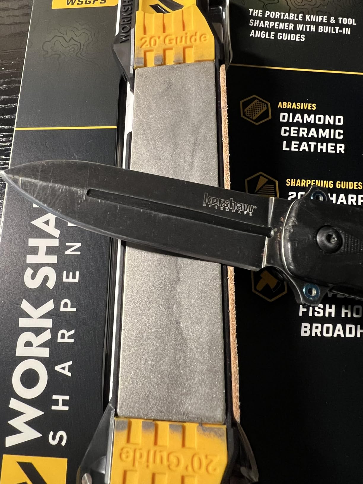 Work Sharp Guided Field Sharpener, Compact Travel Knife Sharpener Tool customer photo 1