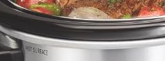 Hamilton Beach Set & Forget 7 Quart Programmable Slow Cooker | Flexible Cooking Options With 3 Heat and 5 Time Settings | Dishwasher-Safe Stoneware Crock & Glass Lid | Silver customer photo 2
