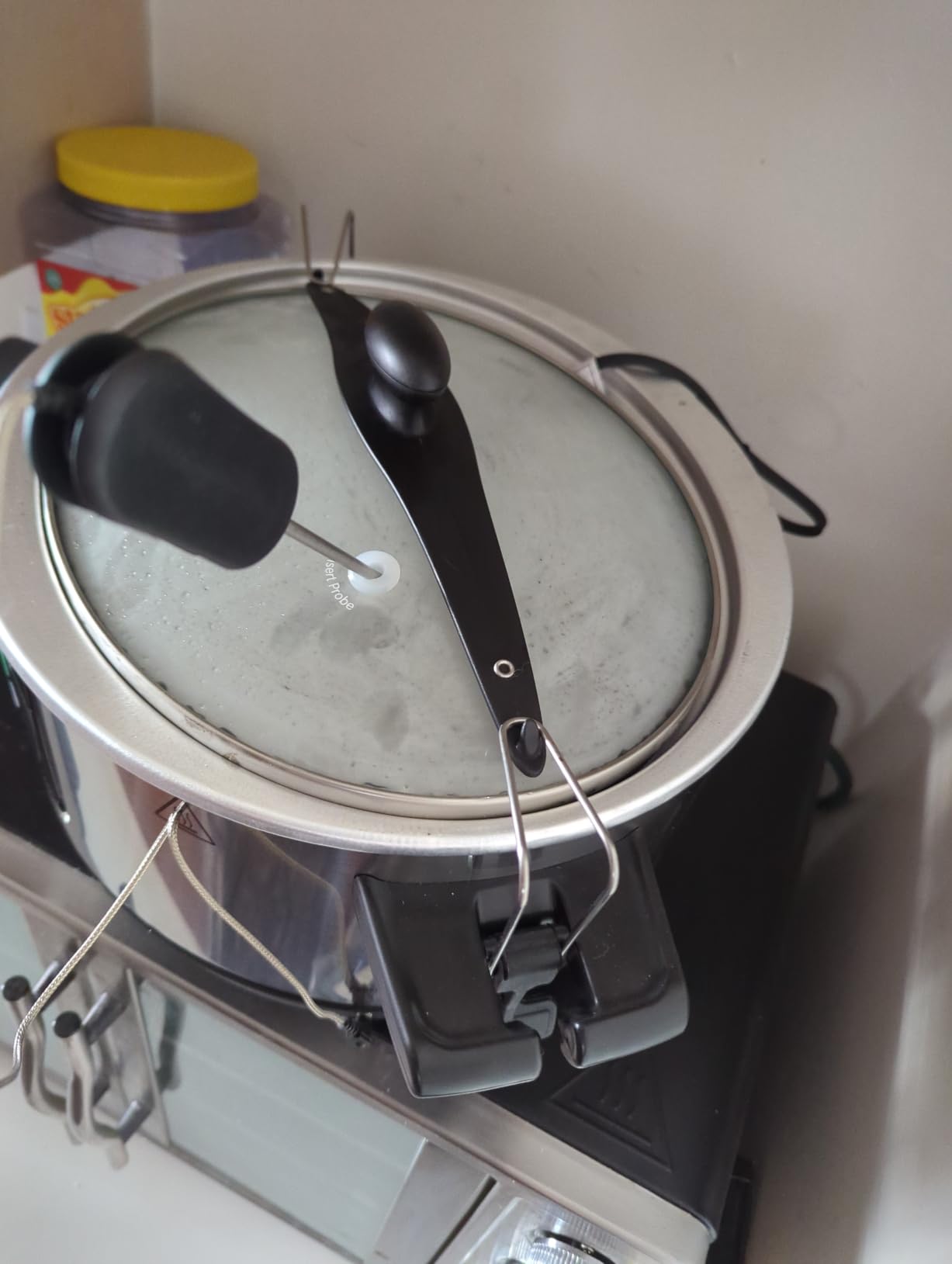 Hamilton Beach Portable 6 Quart Set & Forget Programmable Slow Cooker | Temperature Probe | Lid Lock For Easy Travel | Dishwasher Safe Crock & Glass Lid | Stainless Steel | 33969AG customer photo 2