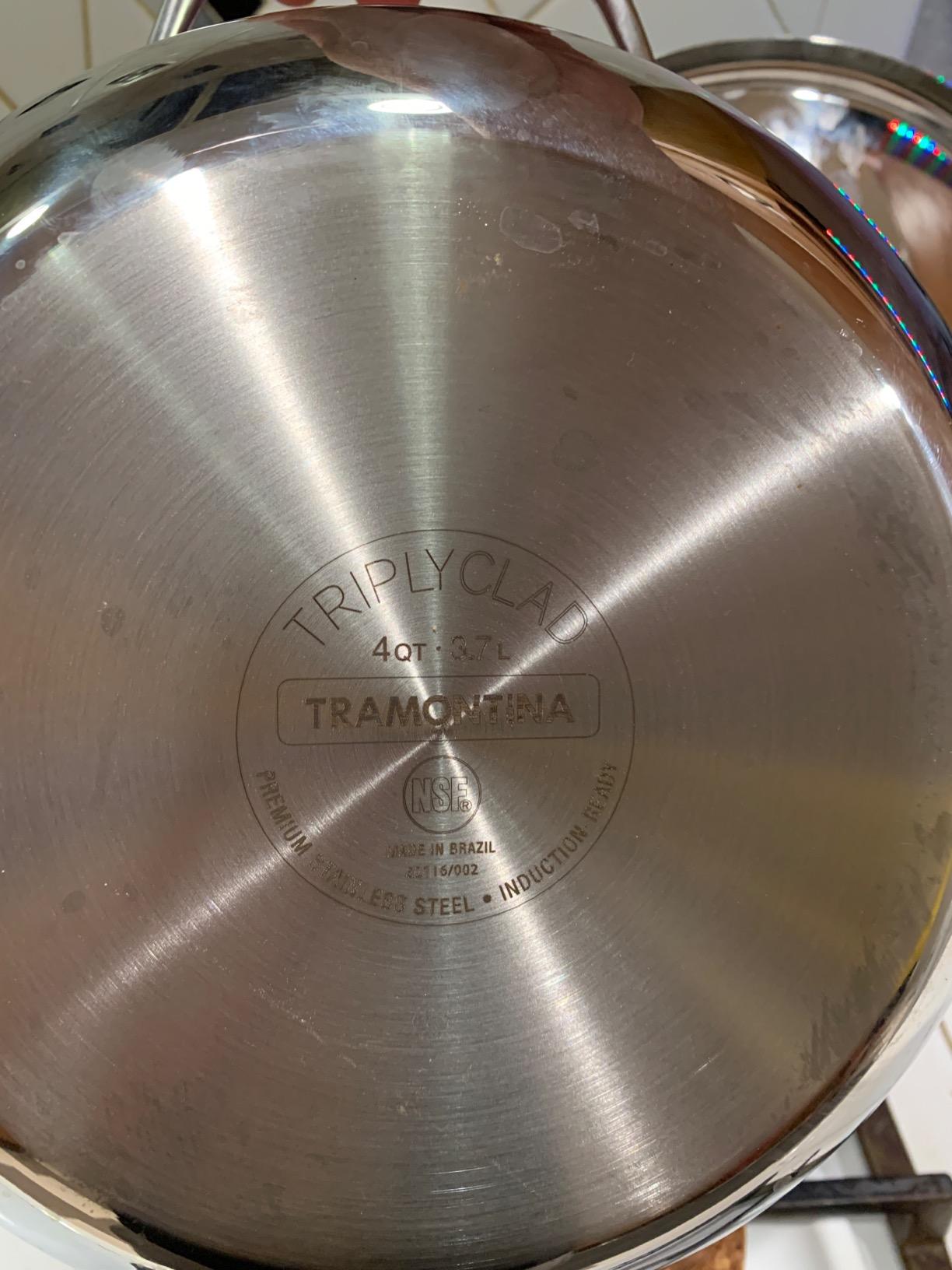 Tramontina Signature Tri-Ply Clad Stainless Steel 5-Quart Dutch Oven Pot with Lid, Induction-Ready, Dishwasher-Safe, NSF-Certified, Made in Brazil customer photo 2