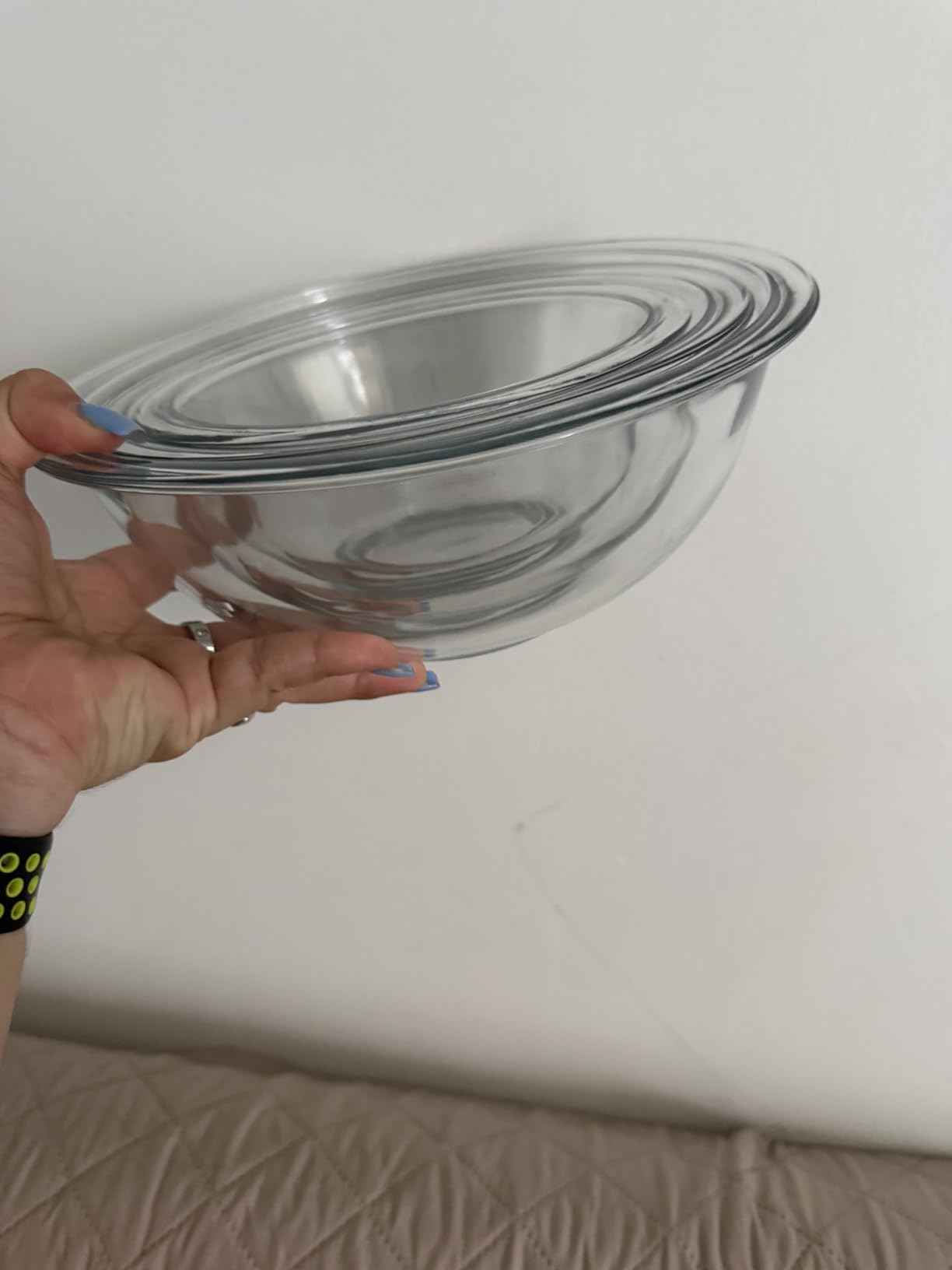 Pyrex Essentials (3-Piece) Glass Mixing Bowls Set For Prepping, Baking and Cooking, Preheated Oven, Dishwasher, Freezer, and Microwave Safe customer photo 1