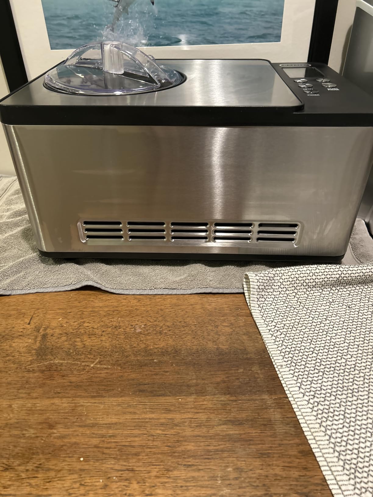 Whynter Ice Cream Maker 2.1 Qt Automatic, Built-In Compressor, ICM-200LS, Built In Compressor, No Pre Freezing Needed, LCD Display and Timer customer photo 2