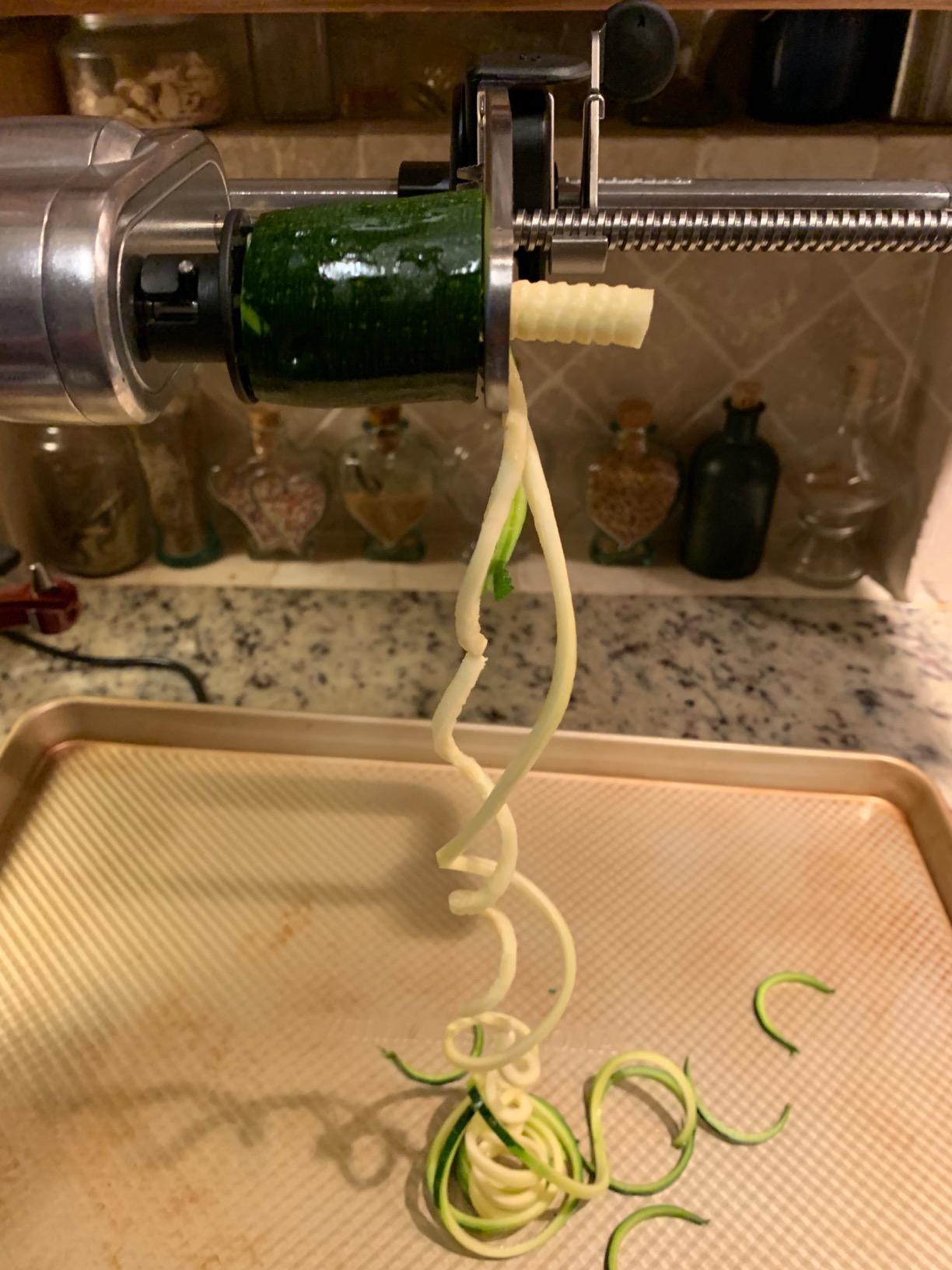 KitchenAid Stand Mixer Attachment, KSM1APC Fruit and Vegetable Spiralizer customer photo 1
