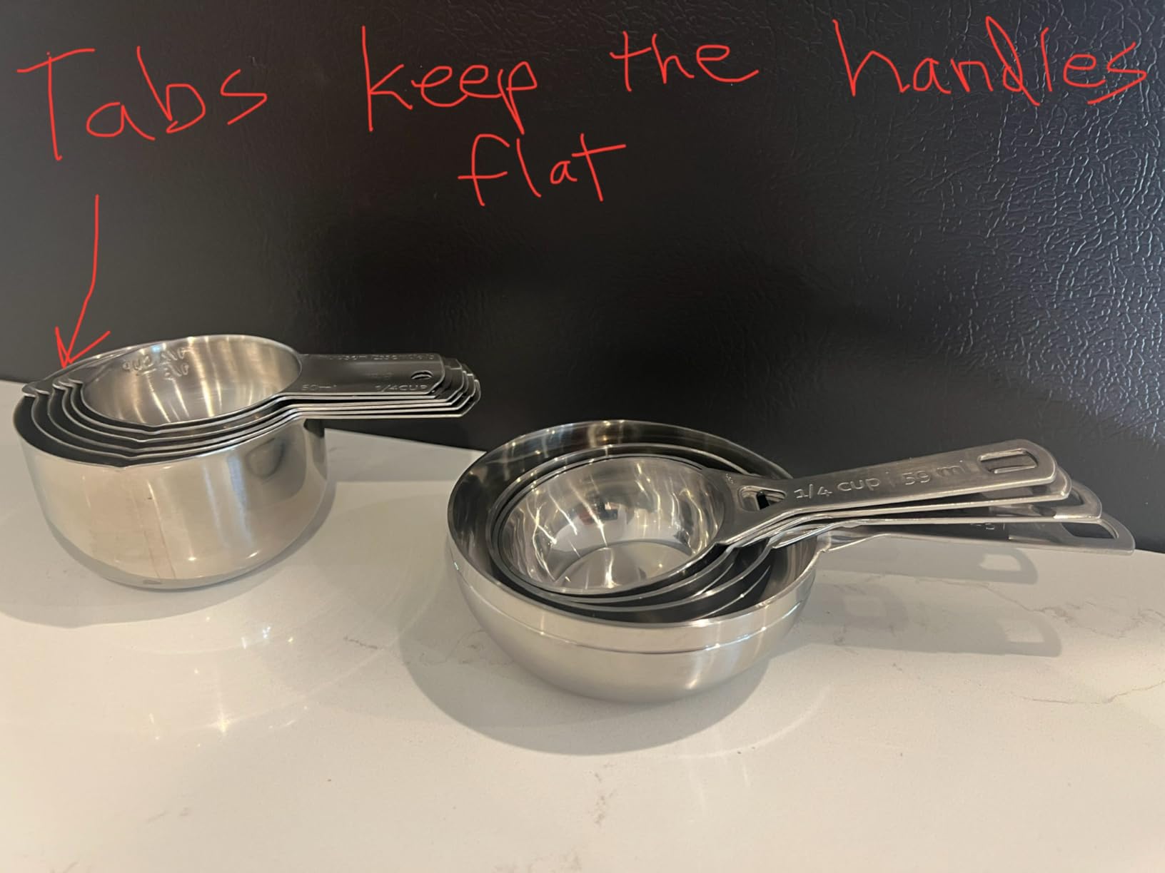 Hudson Essentials Stainless Steel Measuring Cups Set (6 Piece Set) customer photo 1