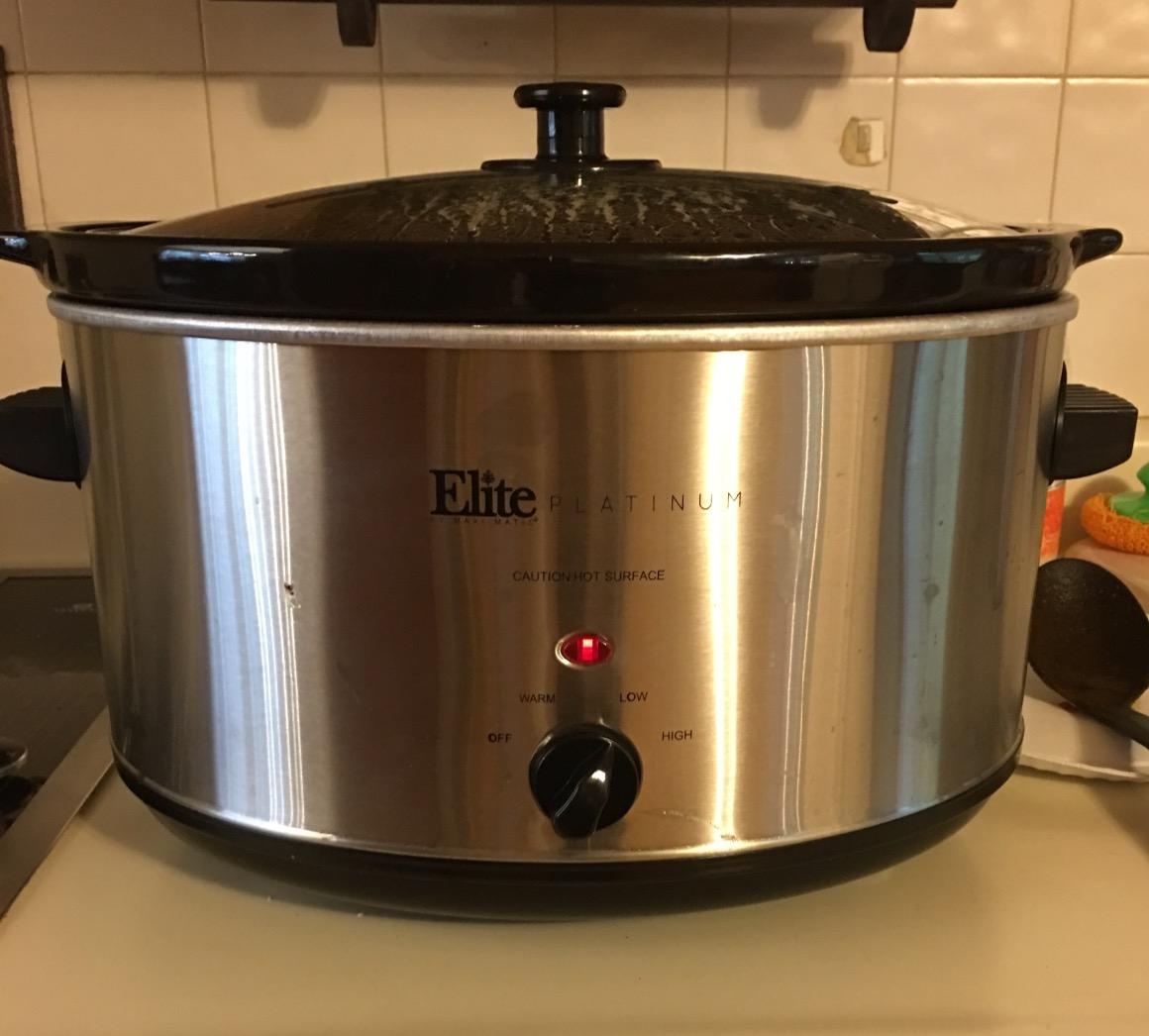 Elite Gourmet MST-900D Digital Slow Cooker, 8.5 Qt, Stainless Steel | Programmable, Adjustable Temp, Dishwasher-Safe Glass Lid & Crock customer photo 1