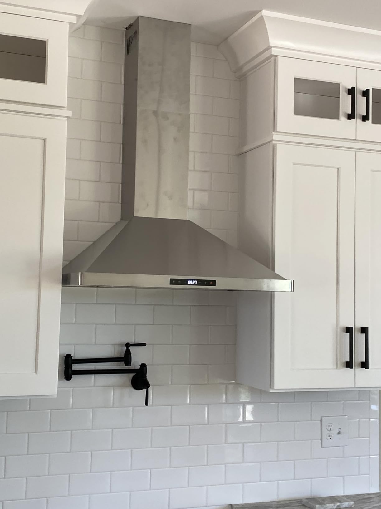 30 in. Vista Coll 380 CFM Ducted Wall Mount Range Hood LED, Stainless Steel customer photo 1