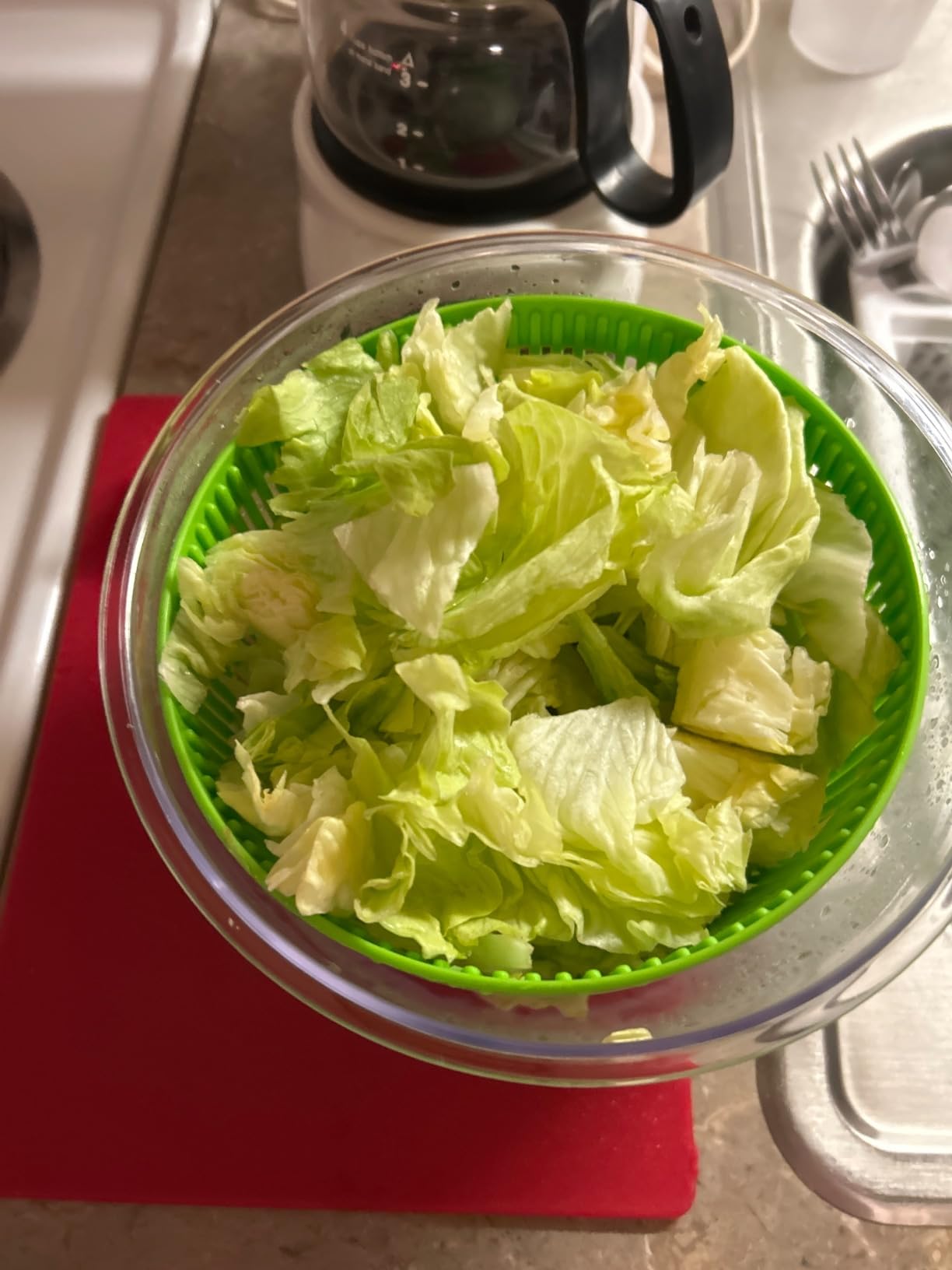 Cuisinart Salad Spinner- Wash, Spin & Dry Salad Greens, Fruits & Vegetables, 3qt, CTG-00-SSAS customer photo 1