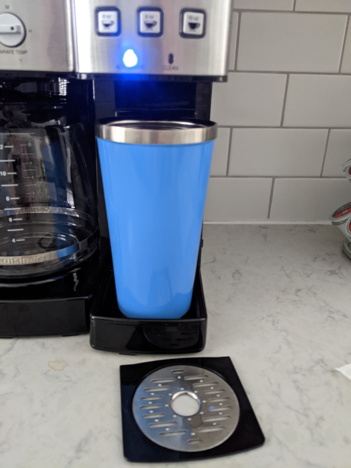 Cuisinart SS-15P1 Single Serve + 12 Cup Coffee Maker, 3 Brewing Sizes, Stainless Steel customer photo 2